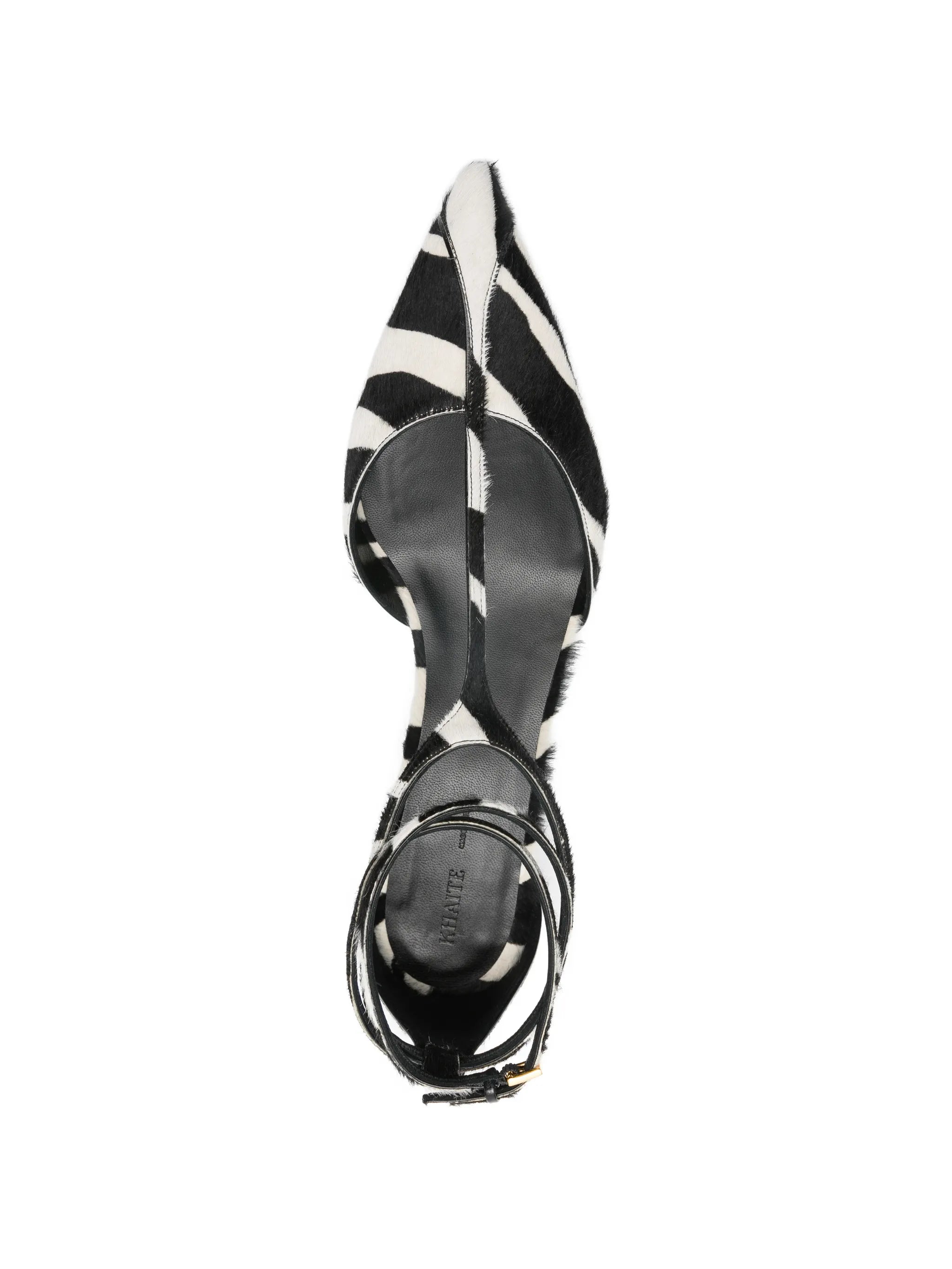 Mia zebra print t-strap pumps