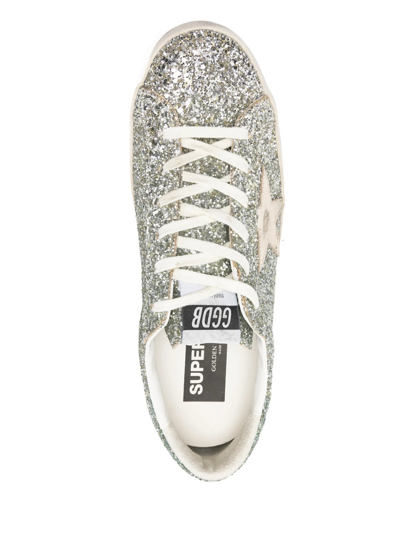 glitter star-detail sneakers