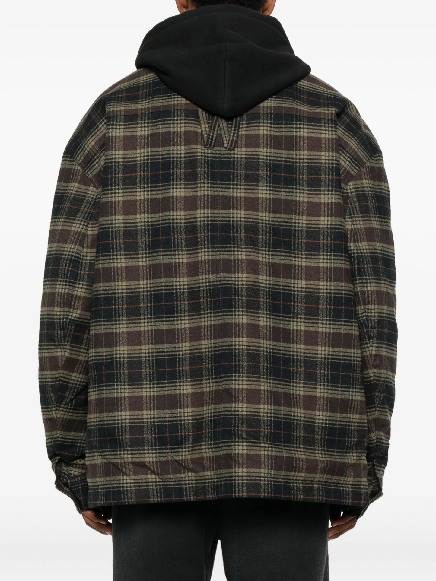 Ganadero hooded flannel overshirt