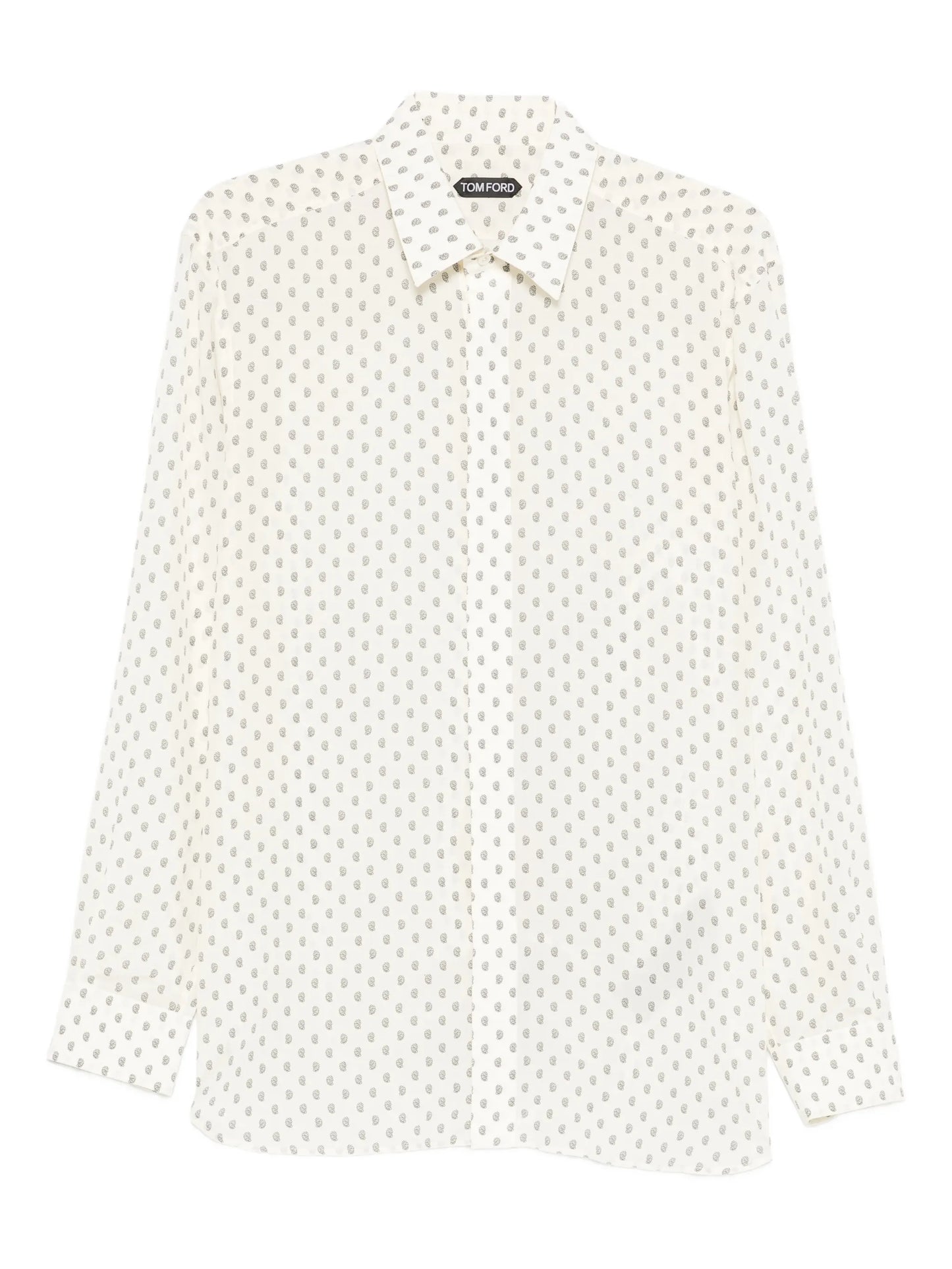 paisley-print shirt