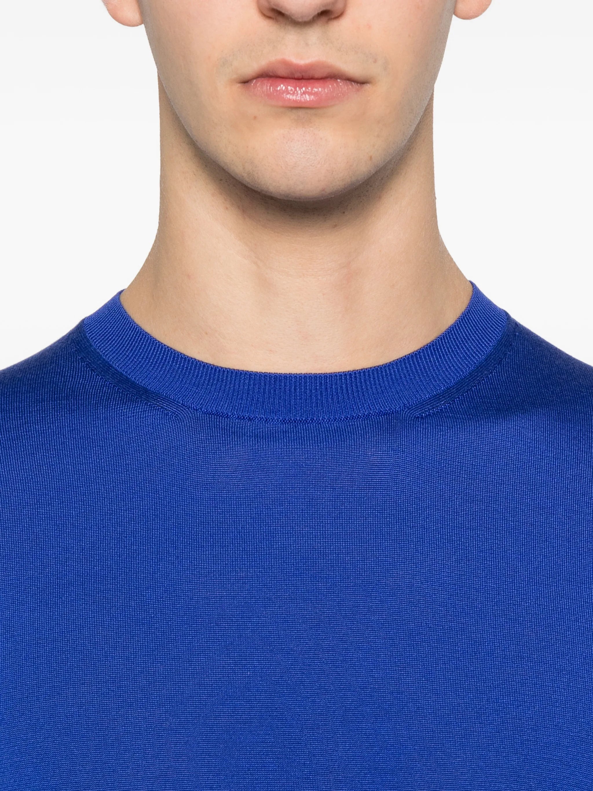 long-sleeve crew-neck sweater