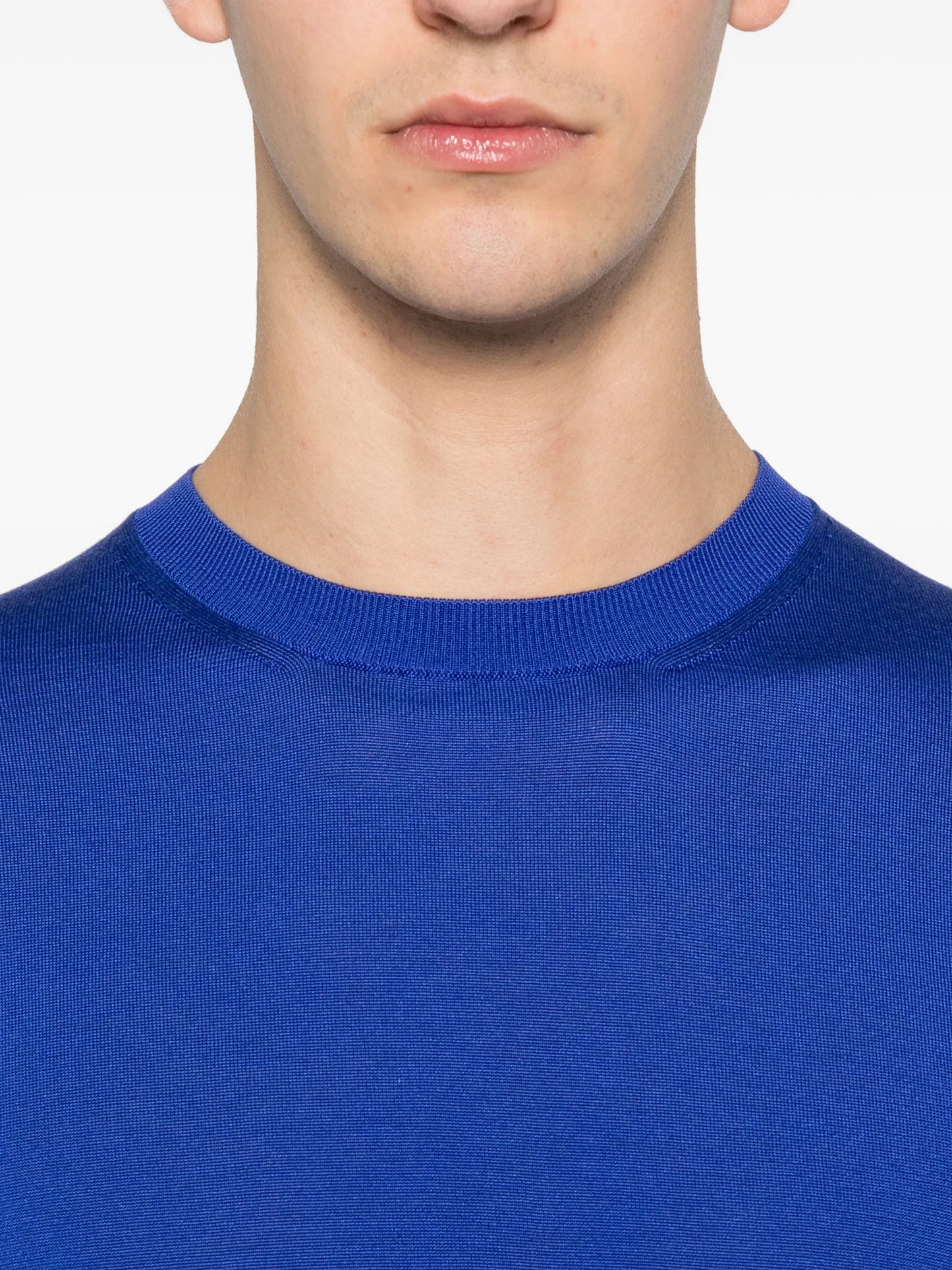 long-sleeve crew-neck sweater