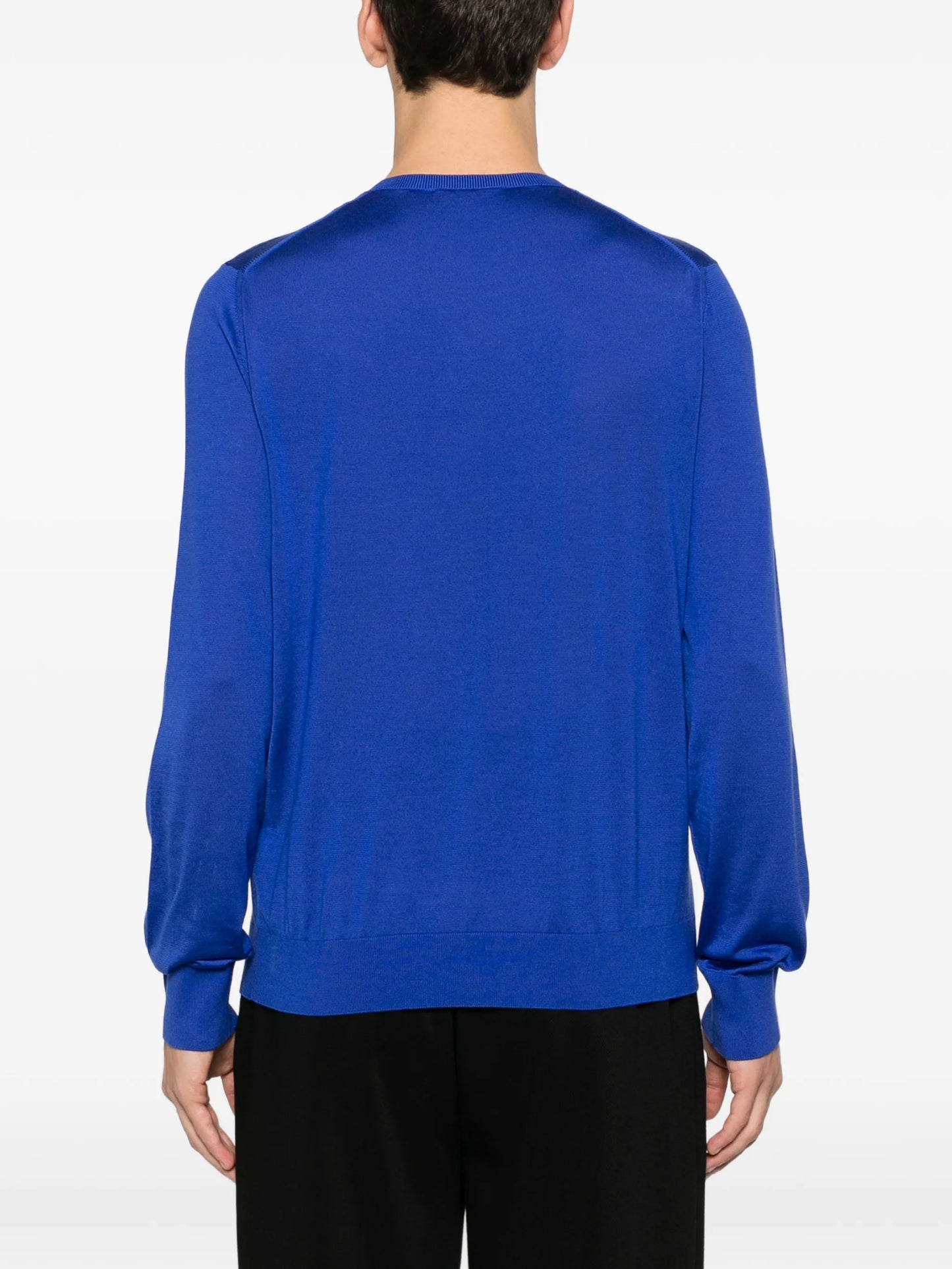 long-sleeve crew-neck sweater