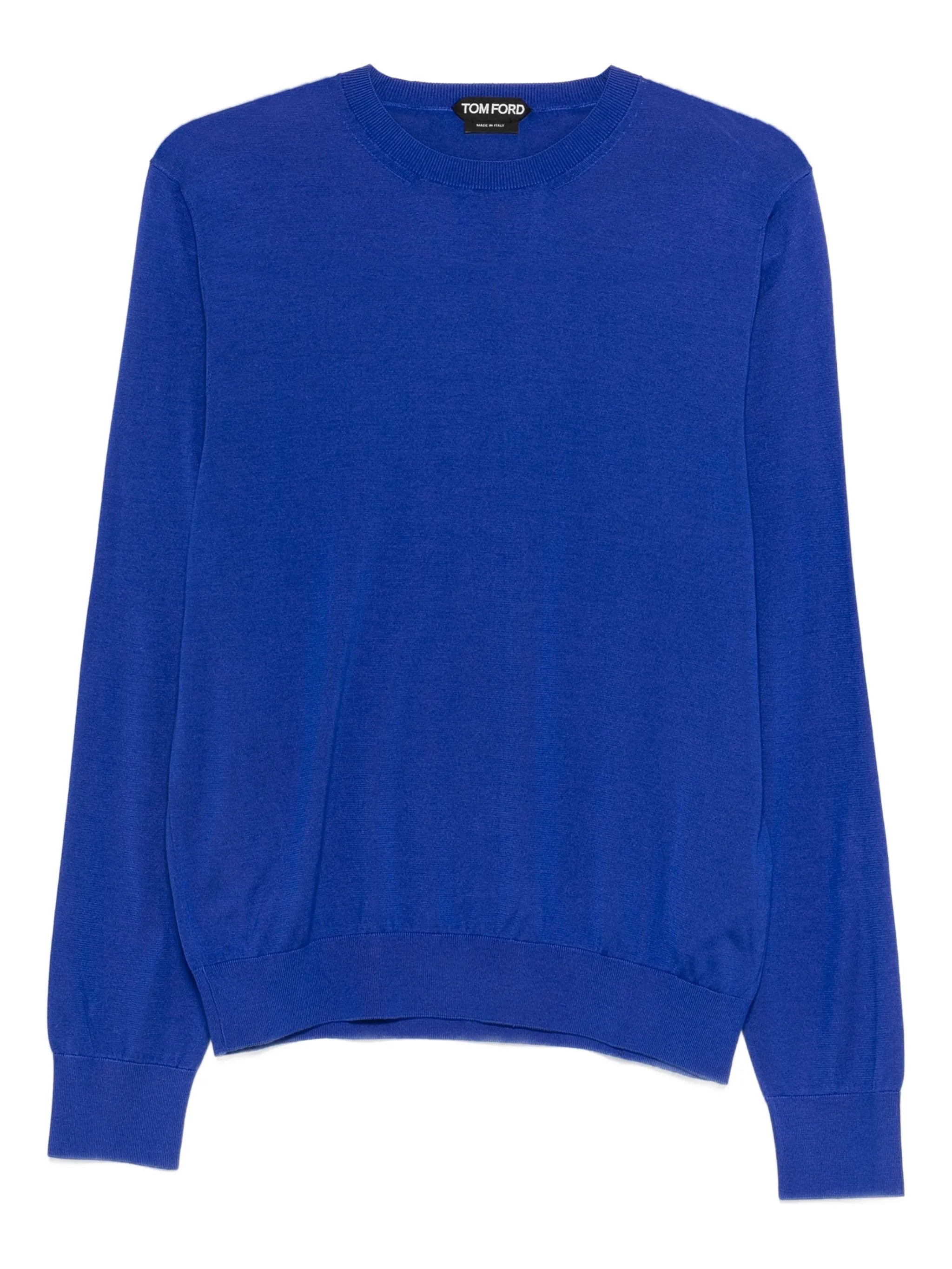 long-sleeve crew-neck sweater