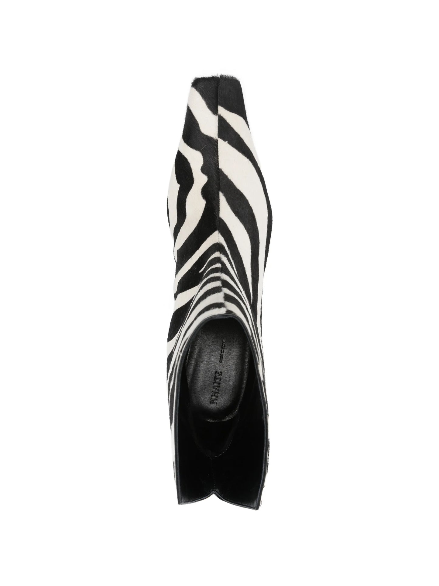Ona zebra ankle boots