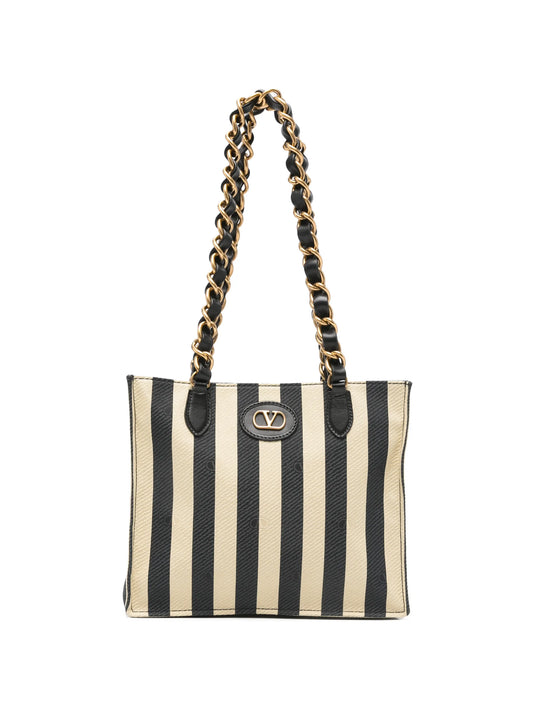 VLogo  jacquard shoulder bag