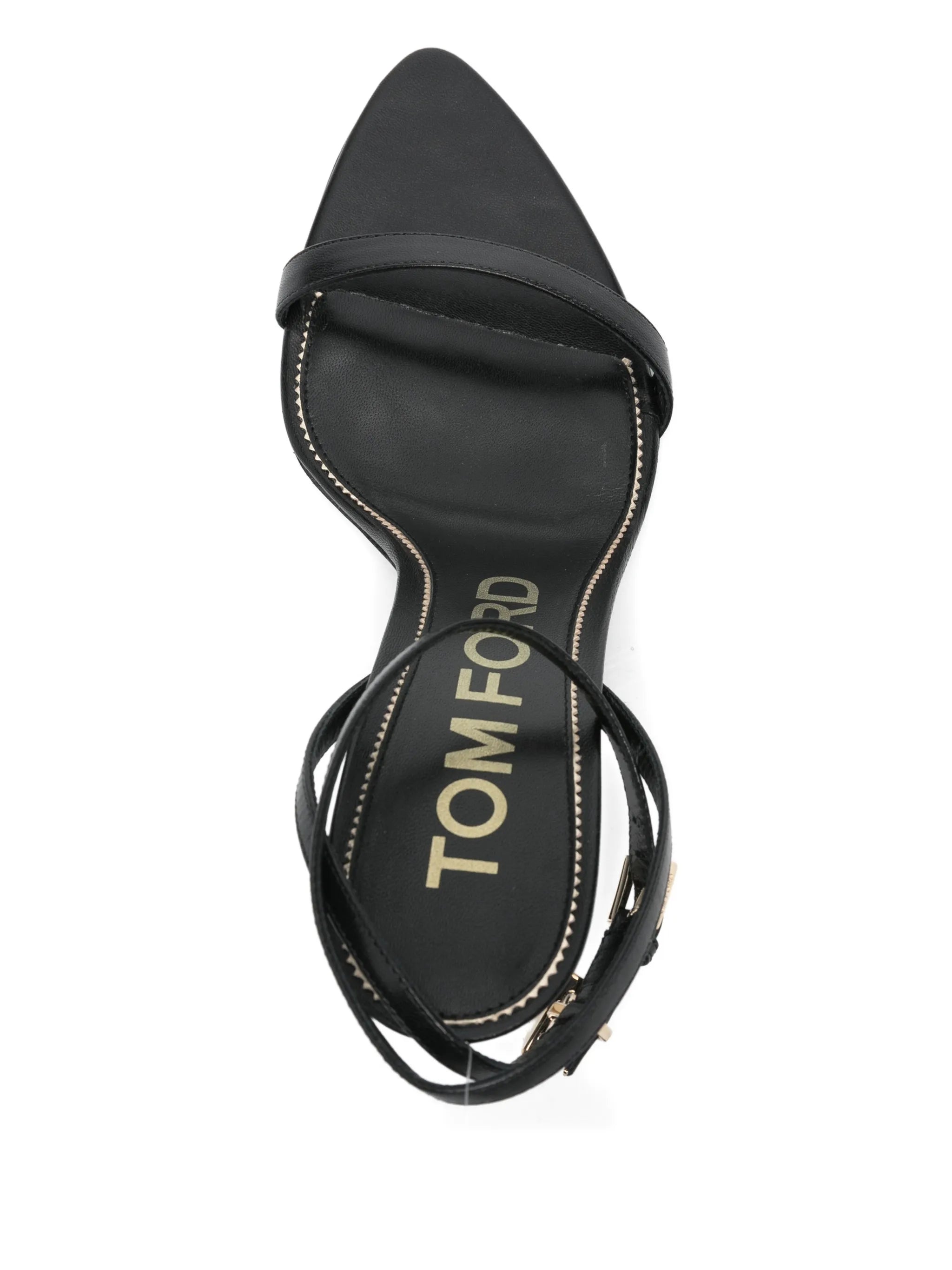 pointed-toe Padlock heeled sandals