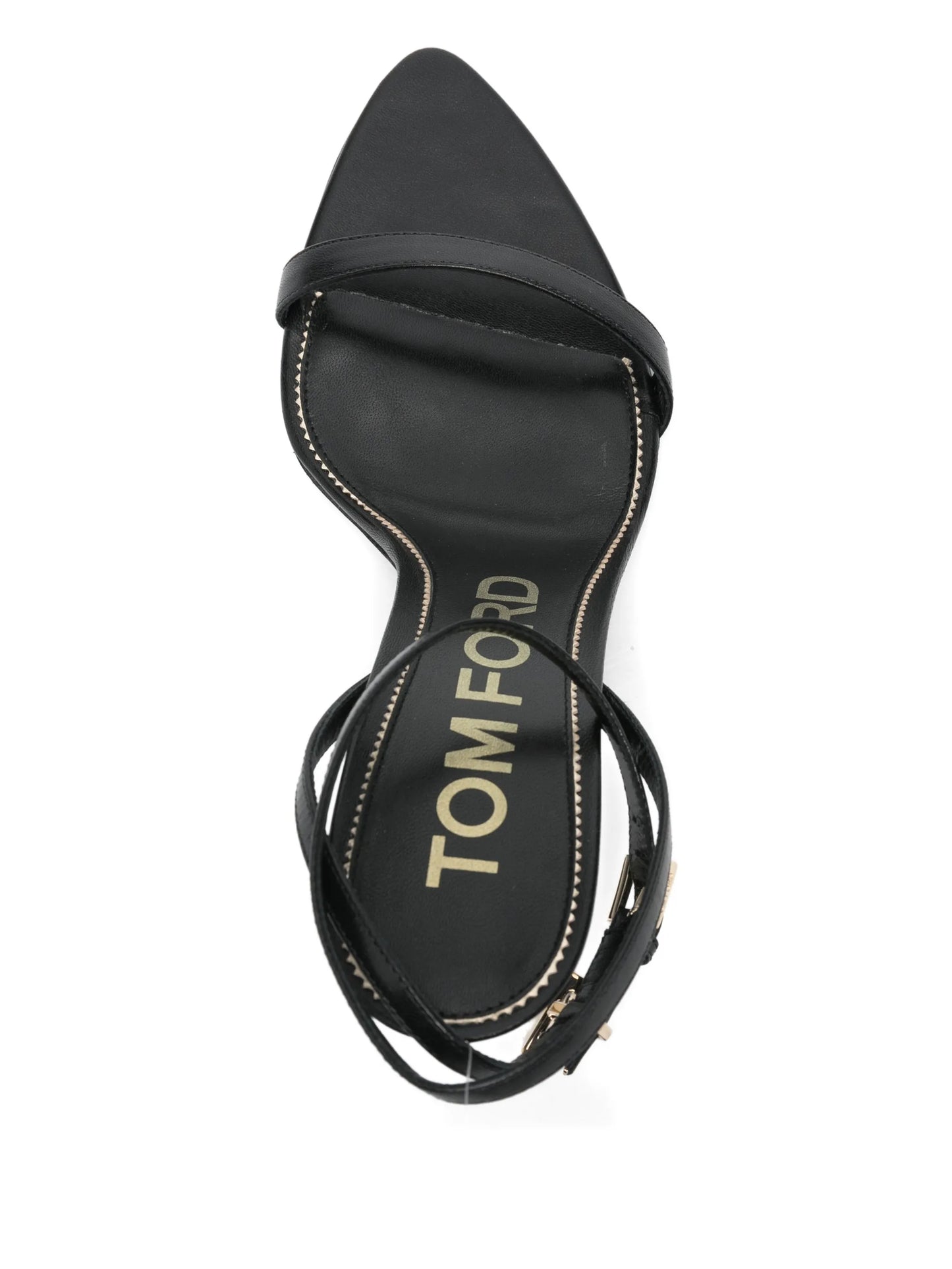 pointed-toe Padlock heeled sandals