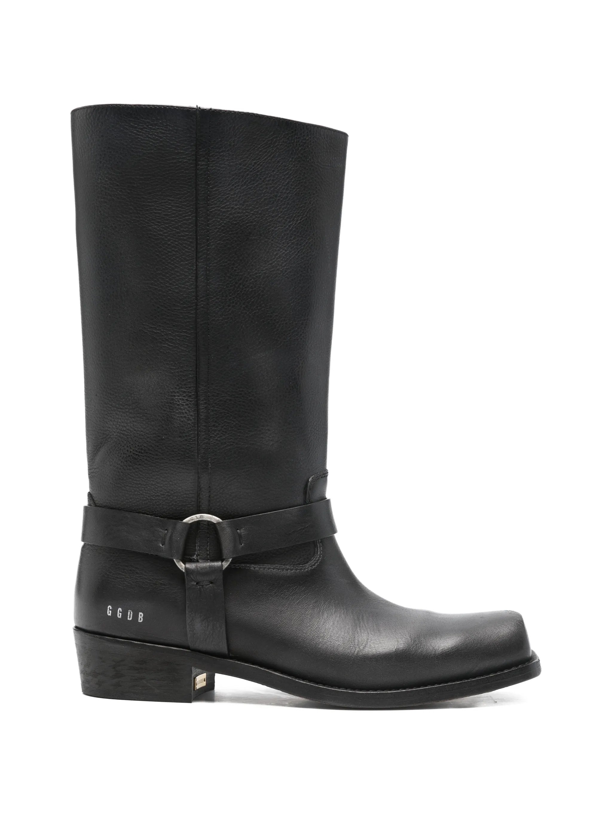 biker square boots