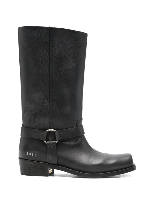 biker square boots