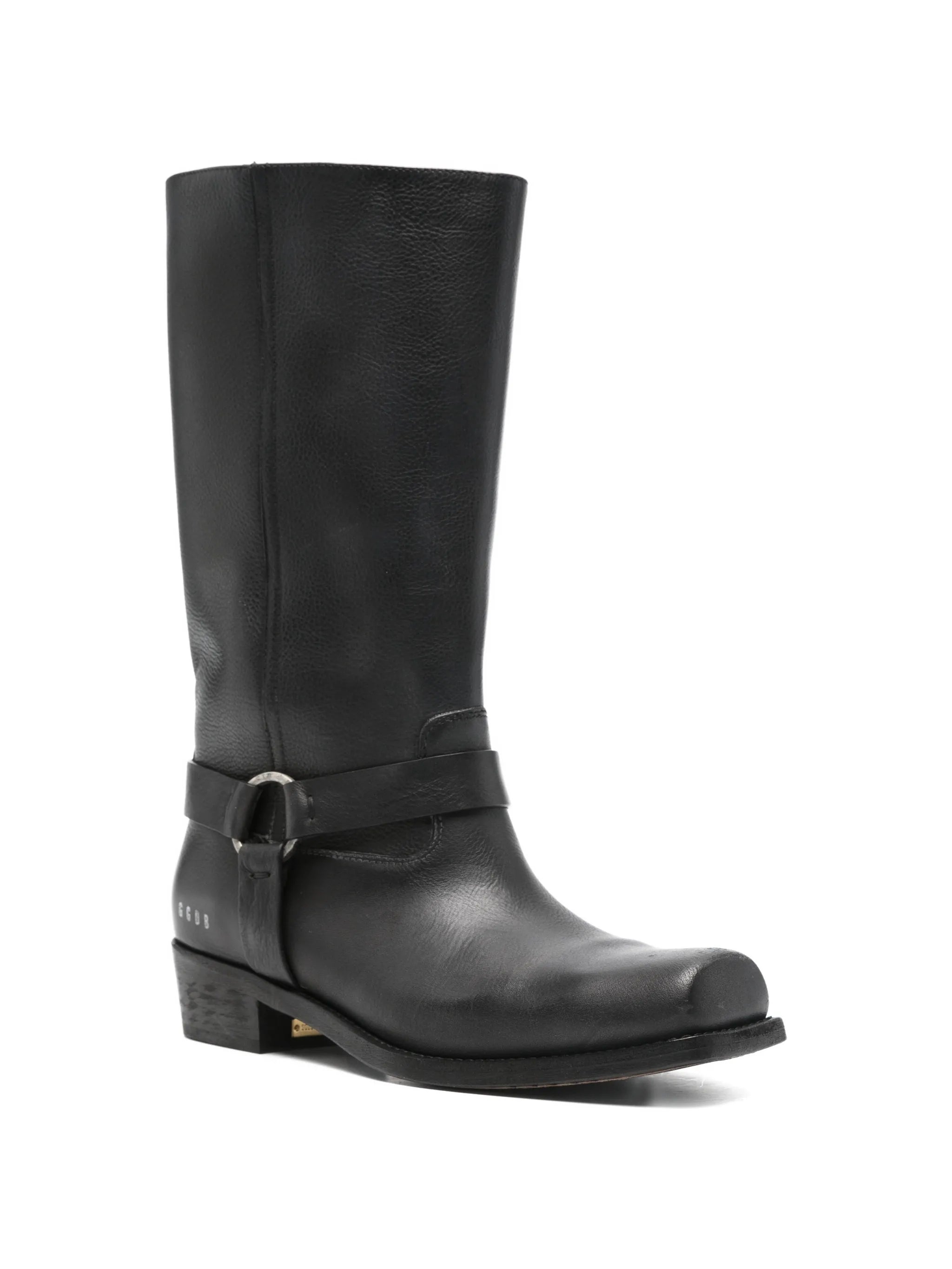 biker square boots