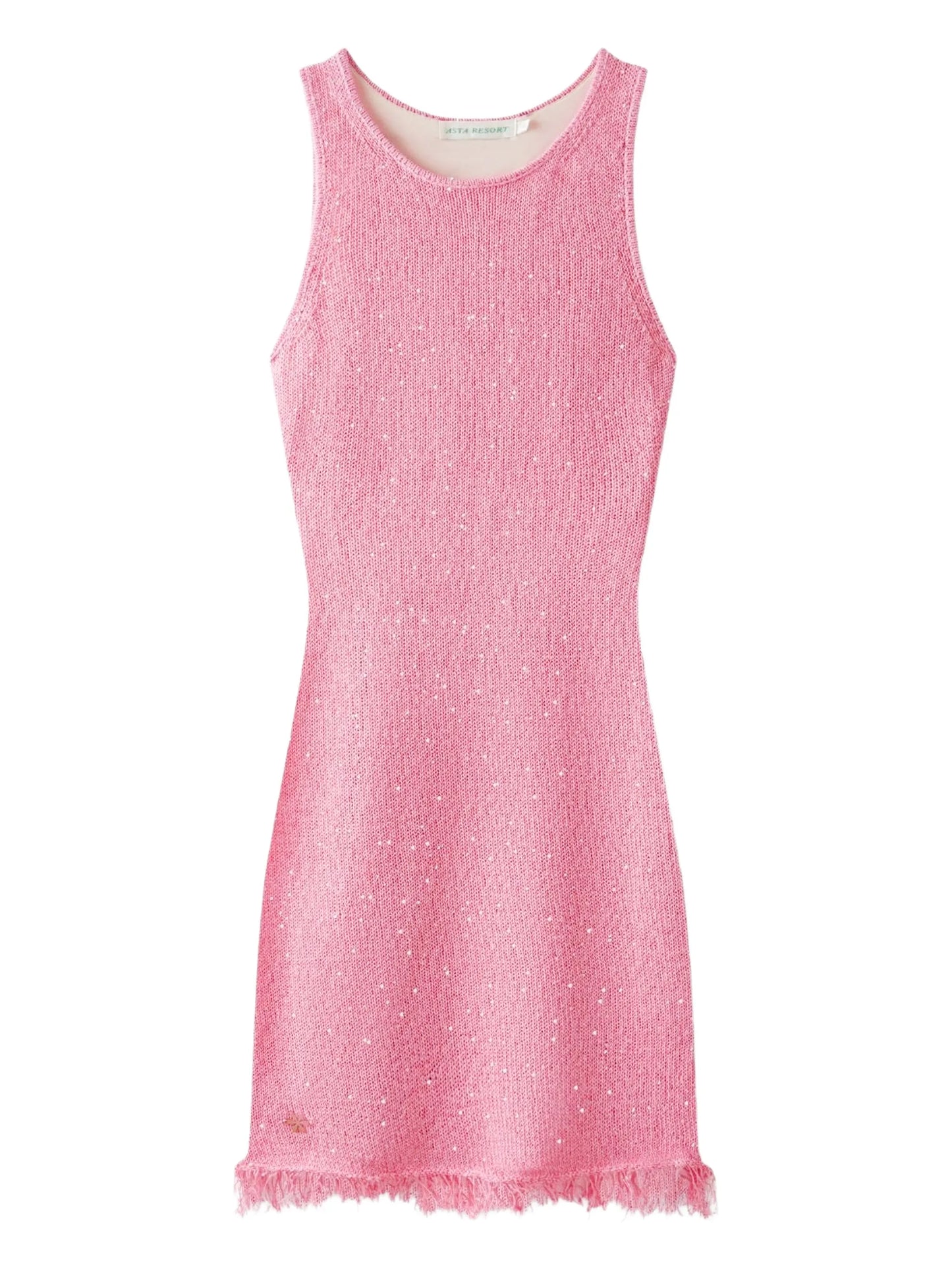 Natalia fring-hem mini dress