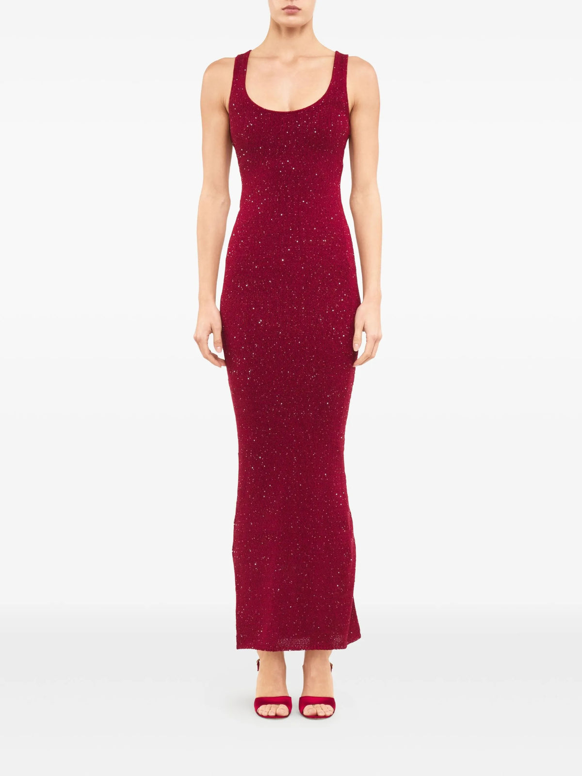 Ana scoop neck maxi dress