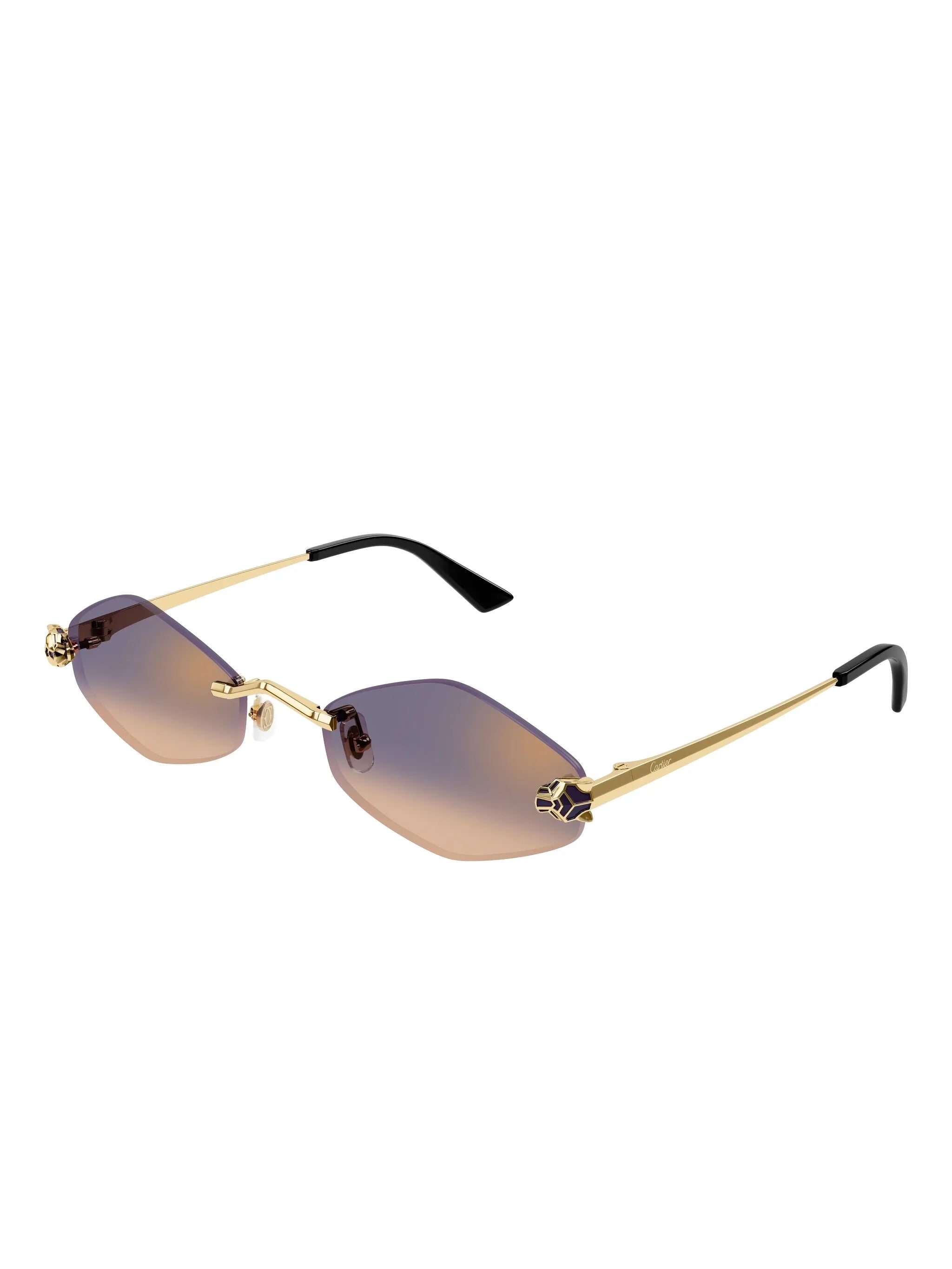 Panthère geometric-frame sunglasses
