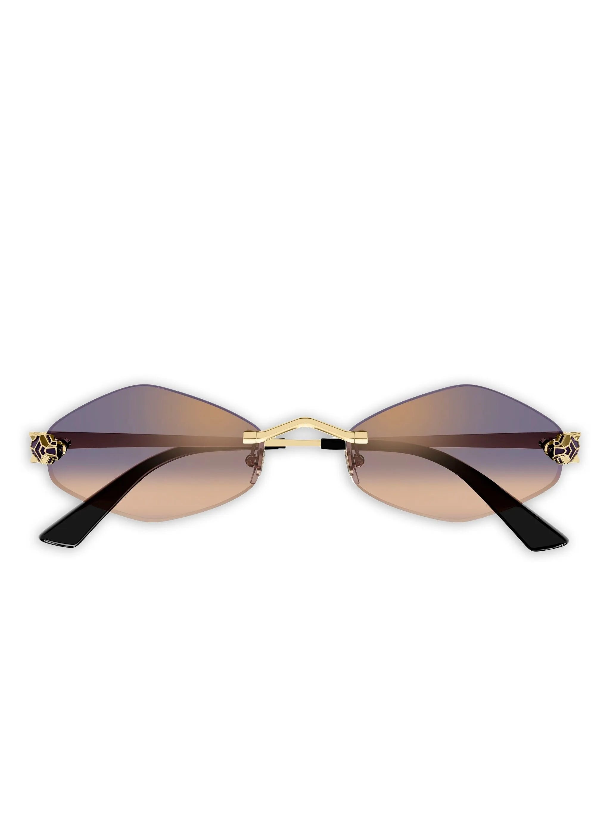 Panthère geometric-frame sunglasses