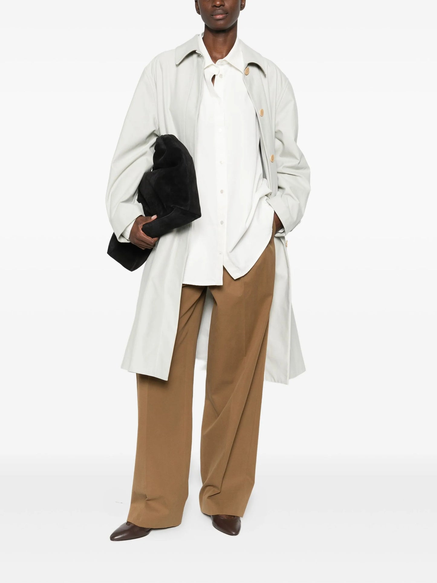 single-breasted coat