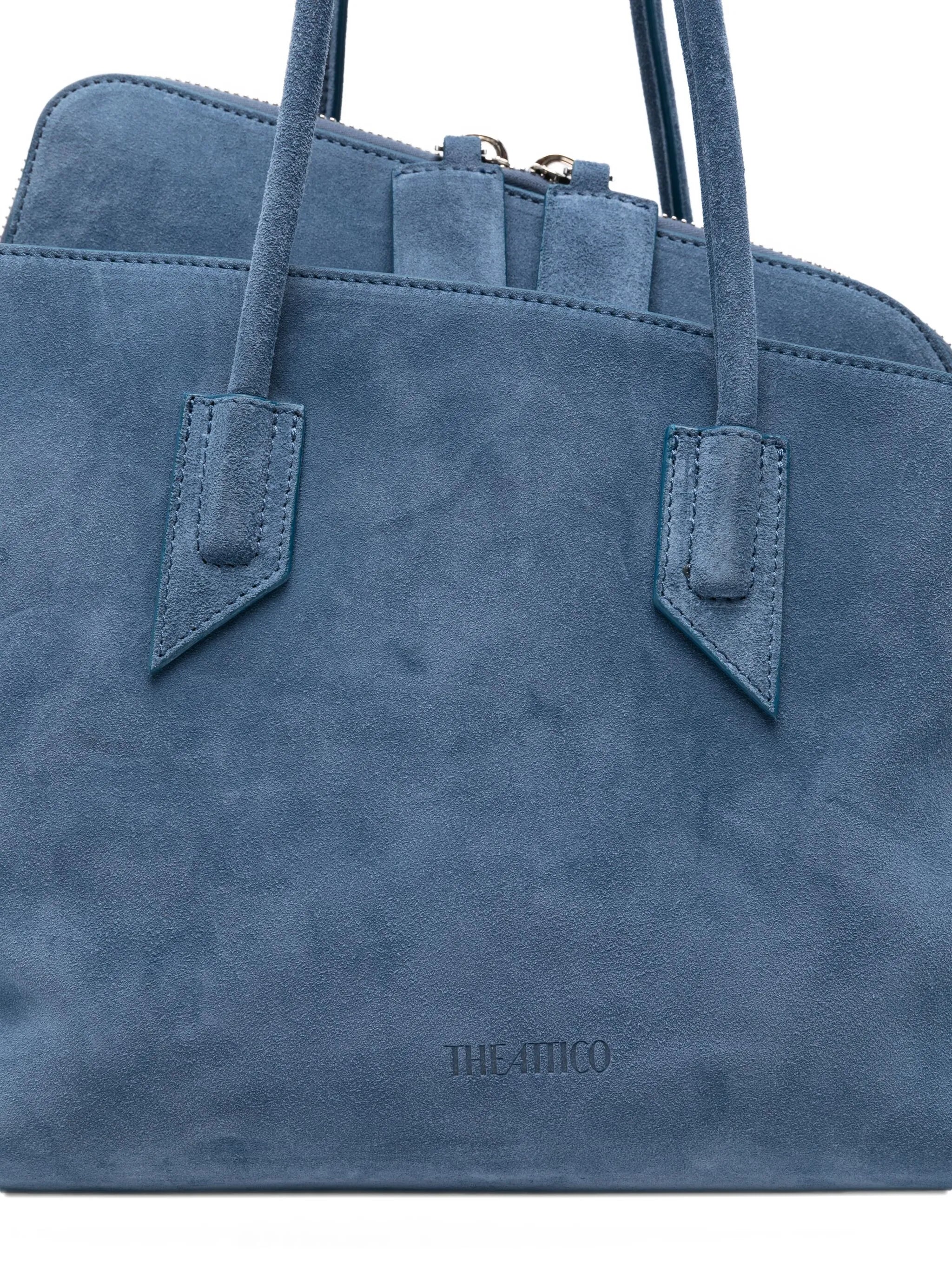 La Passeggiata medium suede tote bag