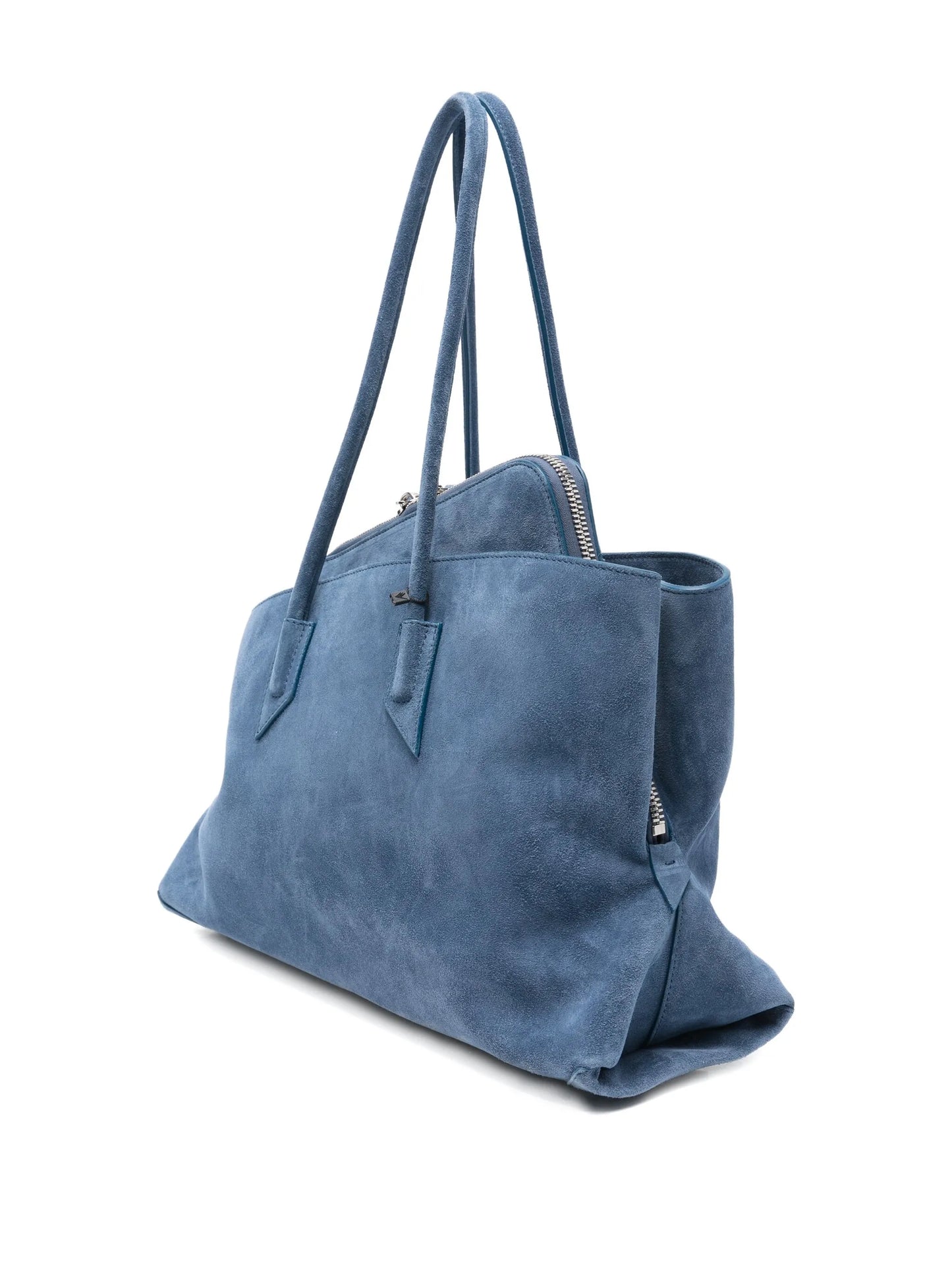 La Passeggiata medium suede tote bag