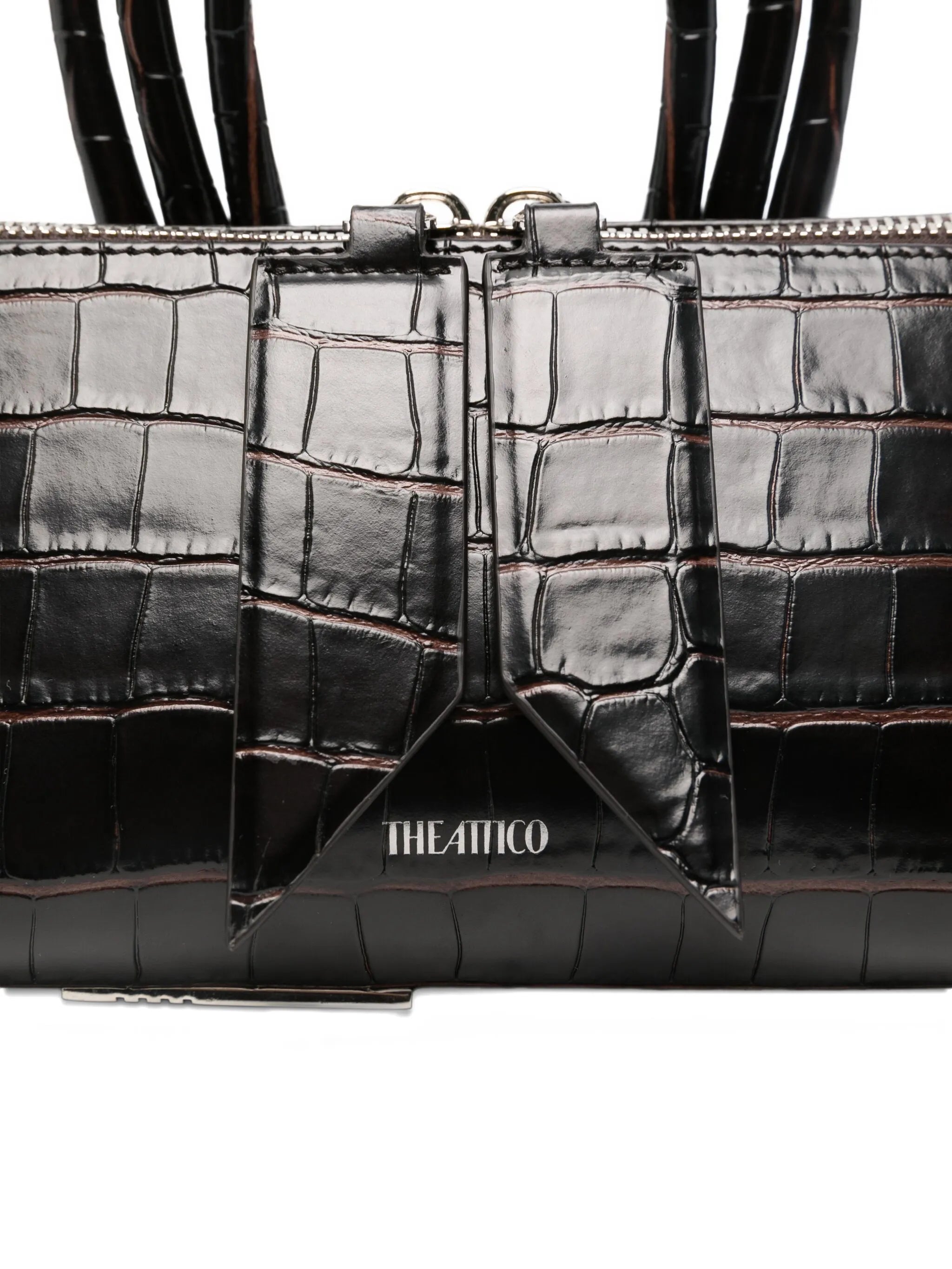 Friday croc embossed mini bag