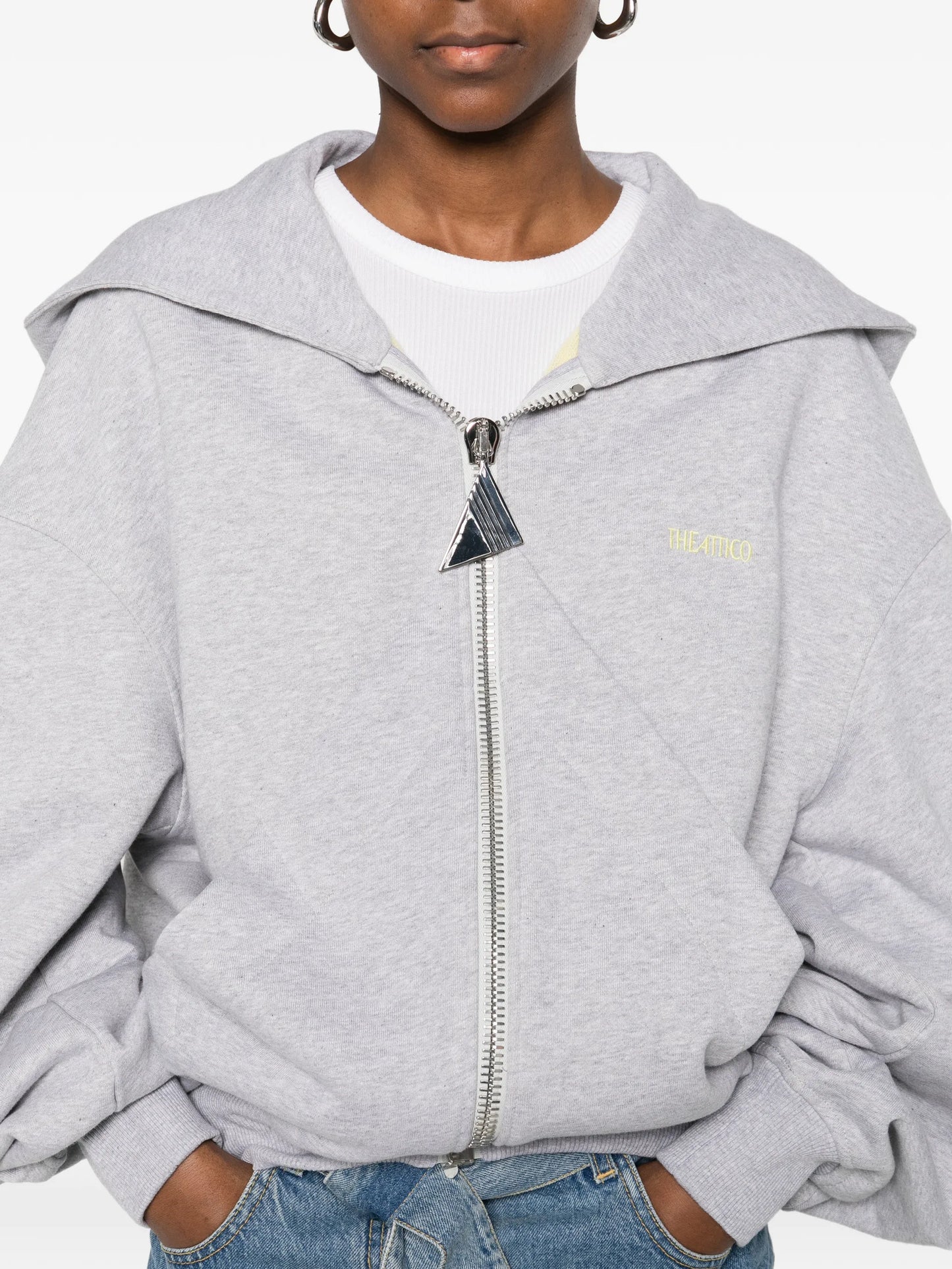 zip-up hoodie
