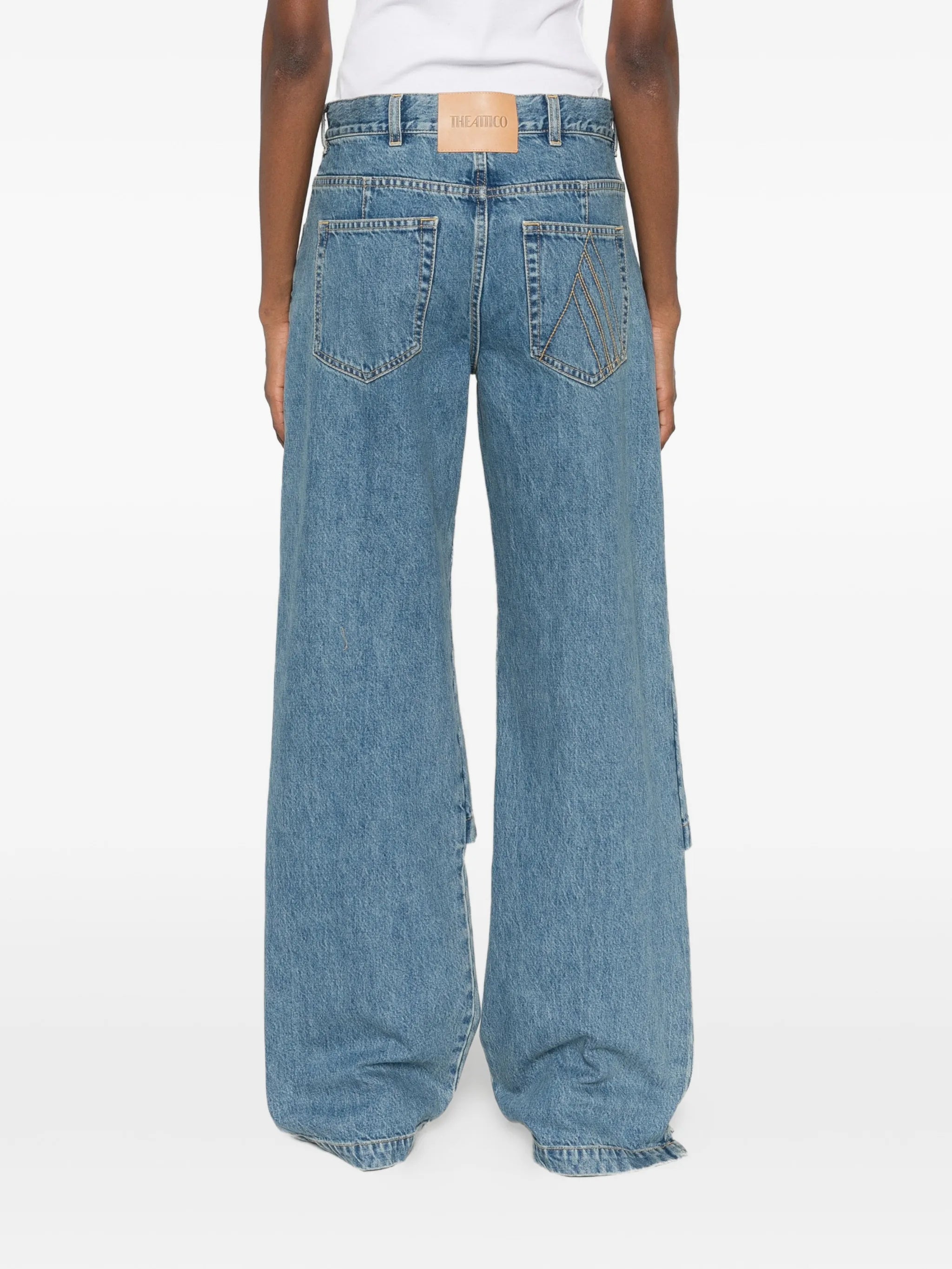 five-pocket cotton jeans