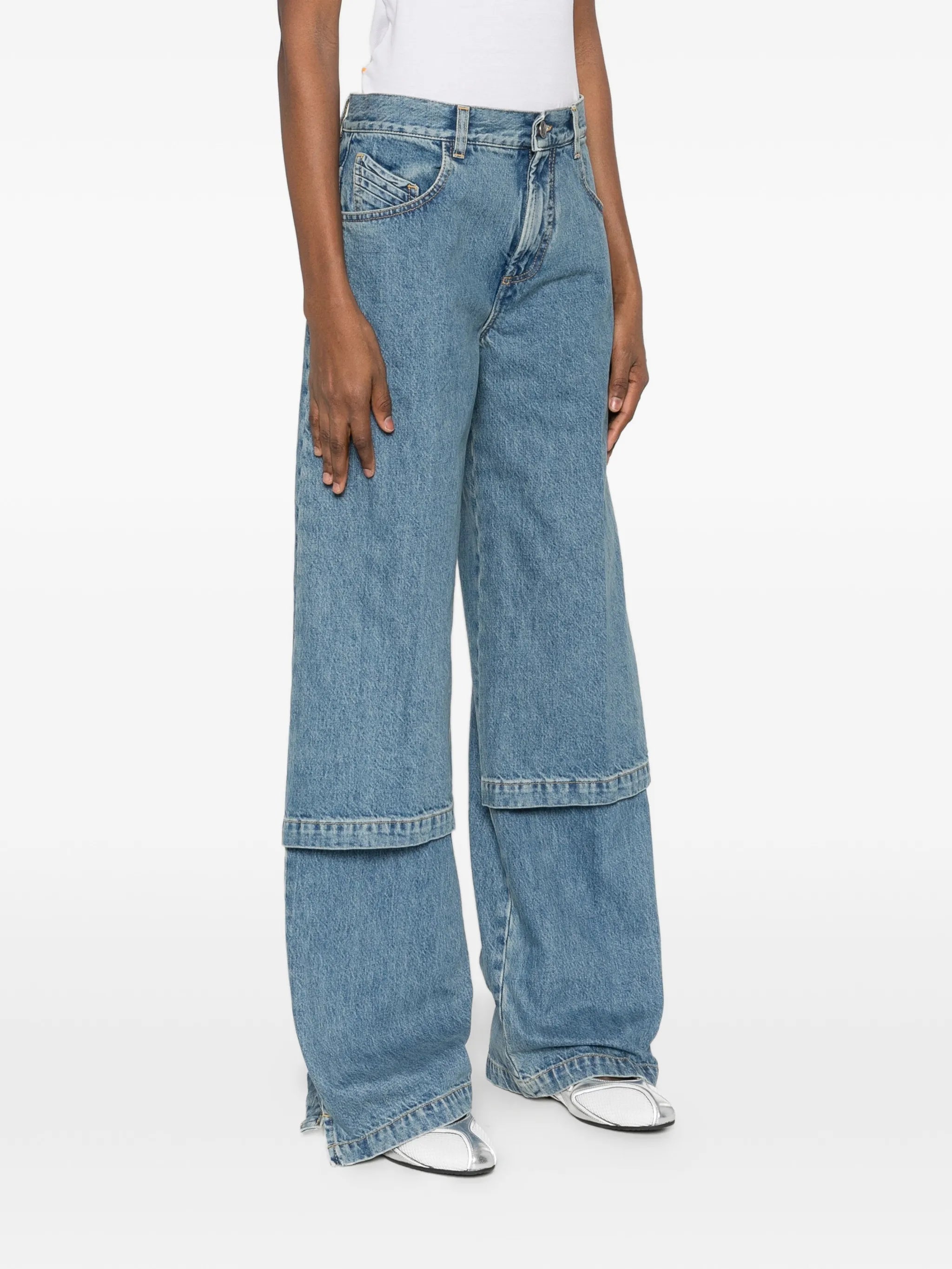five-pocket cotton jeans