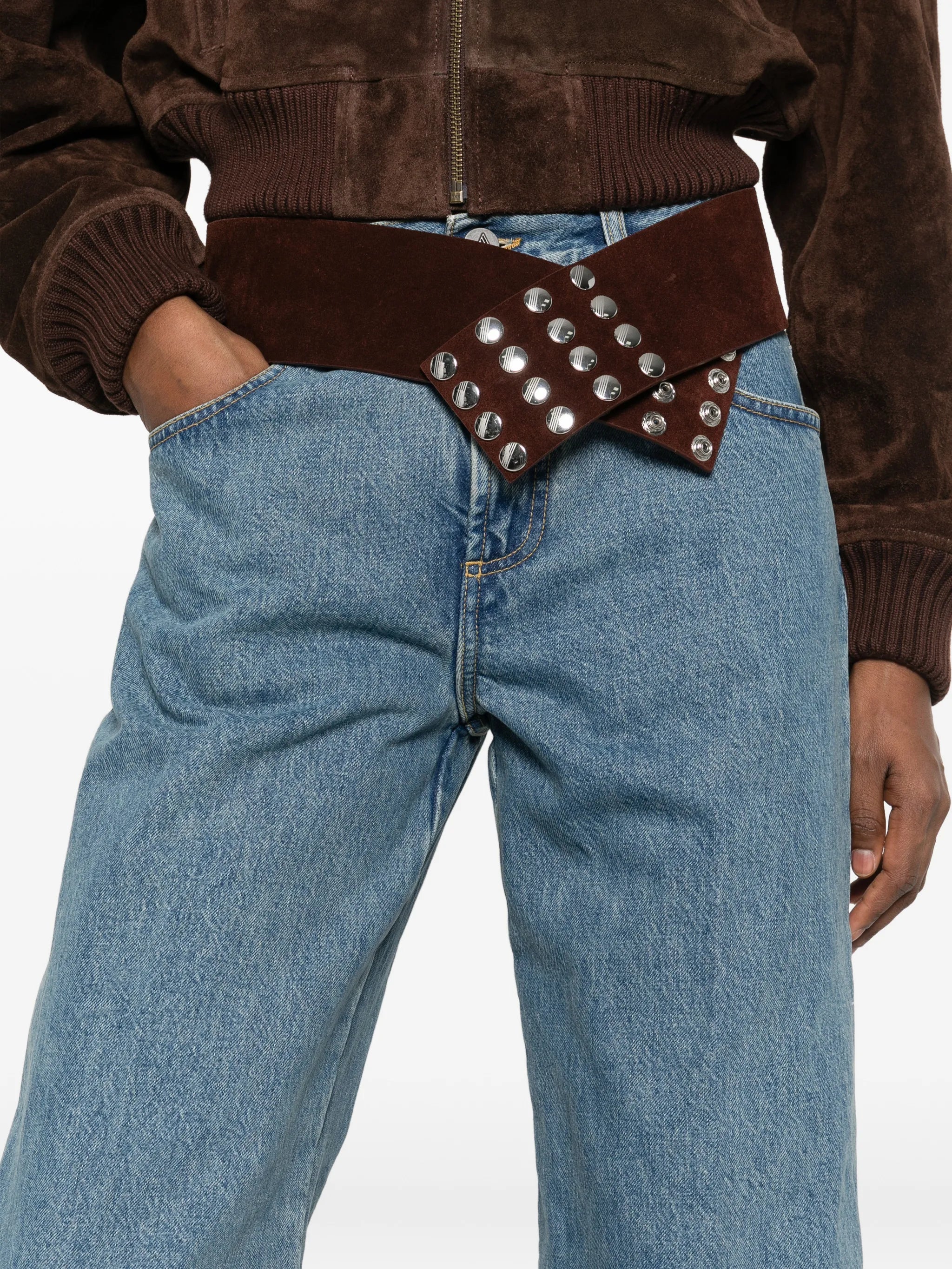 five-pocket cotton jeans