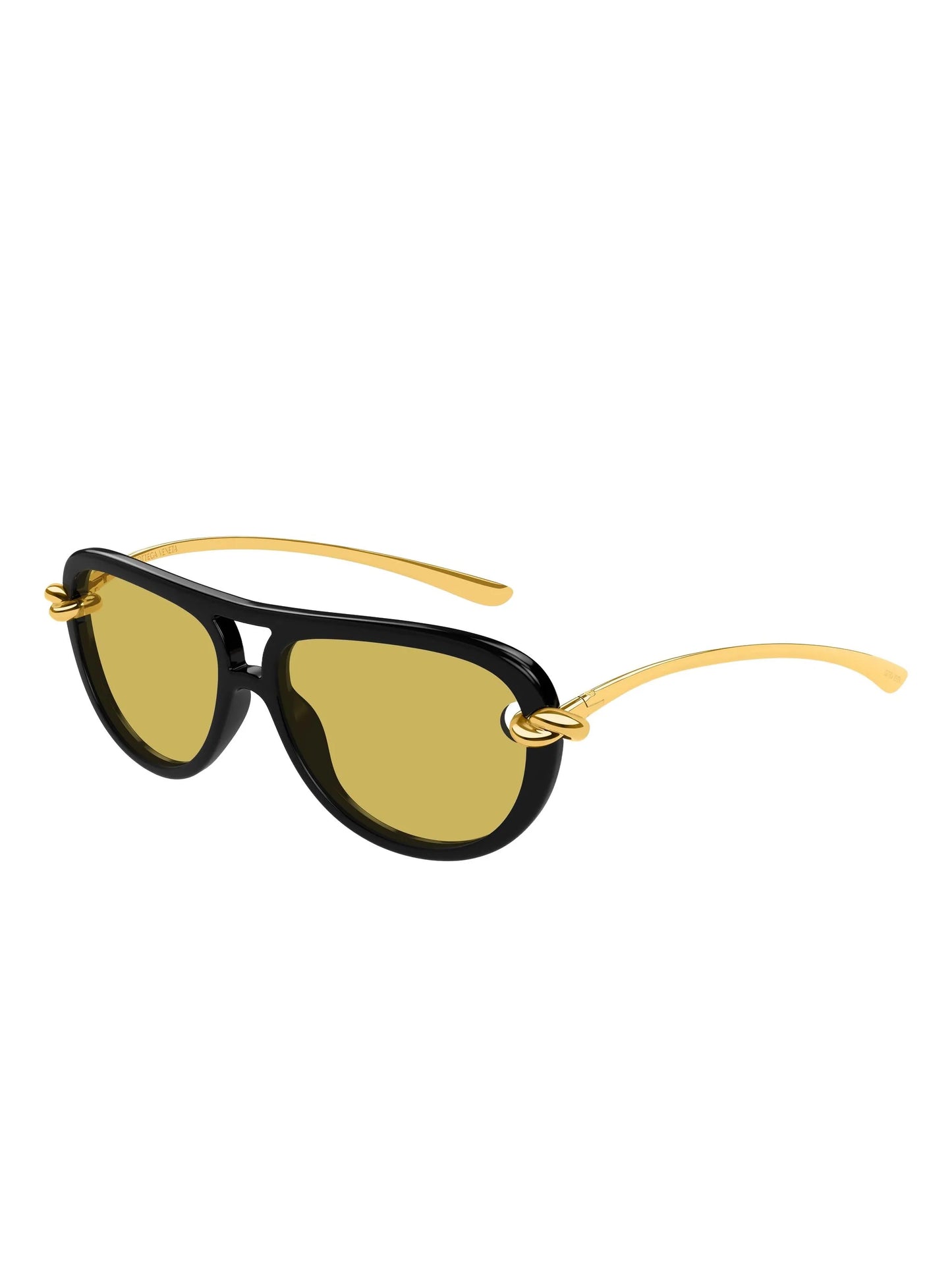knot-detail pilot-frame sunglasses