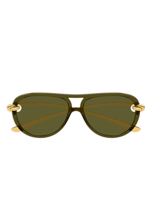 pilot-frame sunglasses