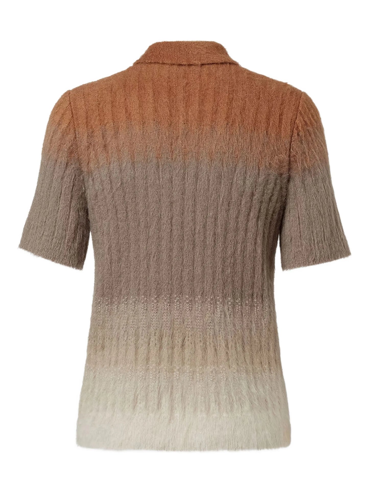 ombré-effect polo shirt