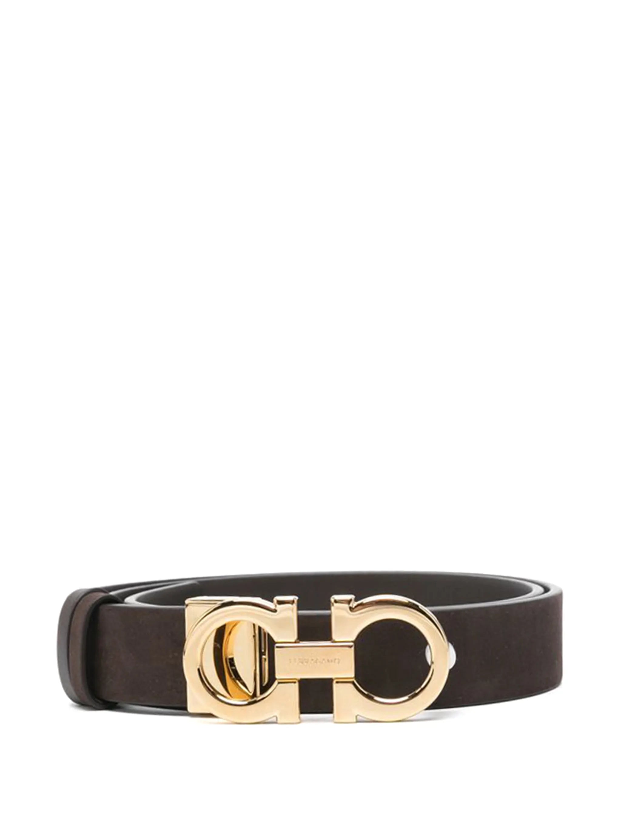 gancini suede belt