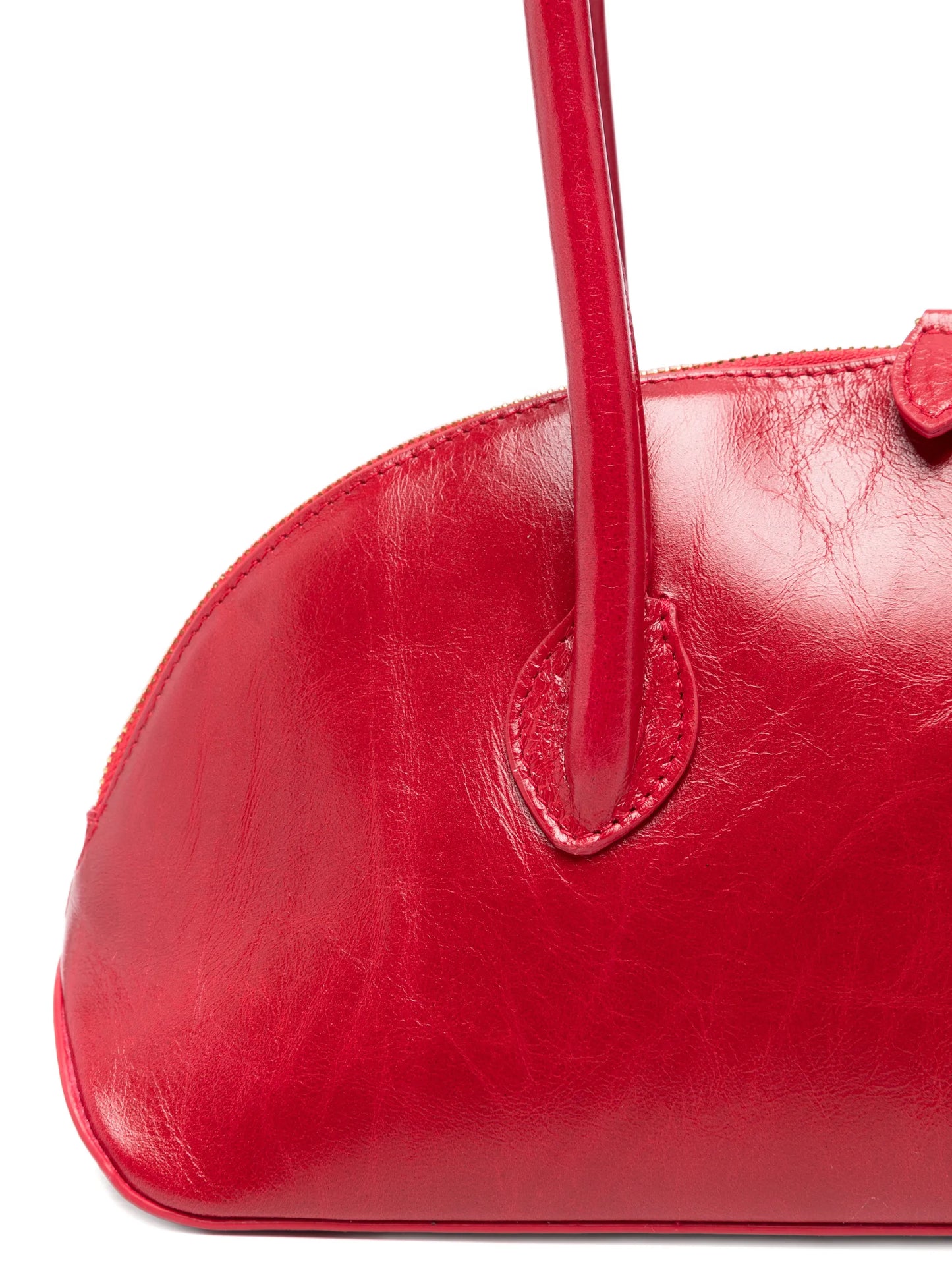 Dome zipped shoulder bag