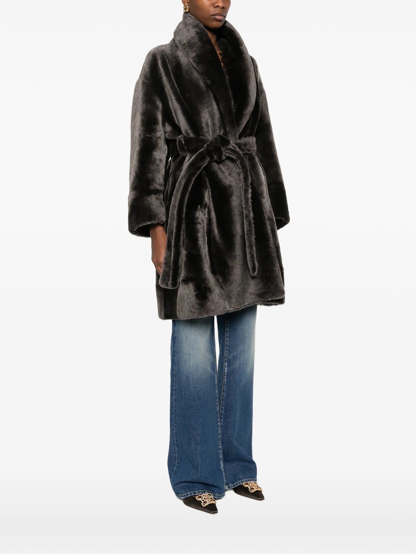 Juno belted coat