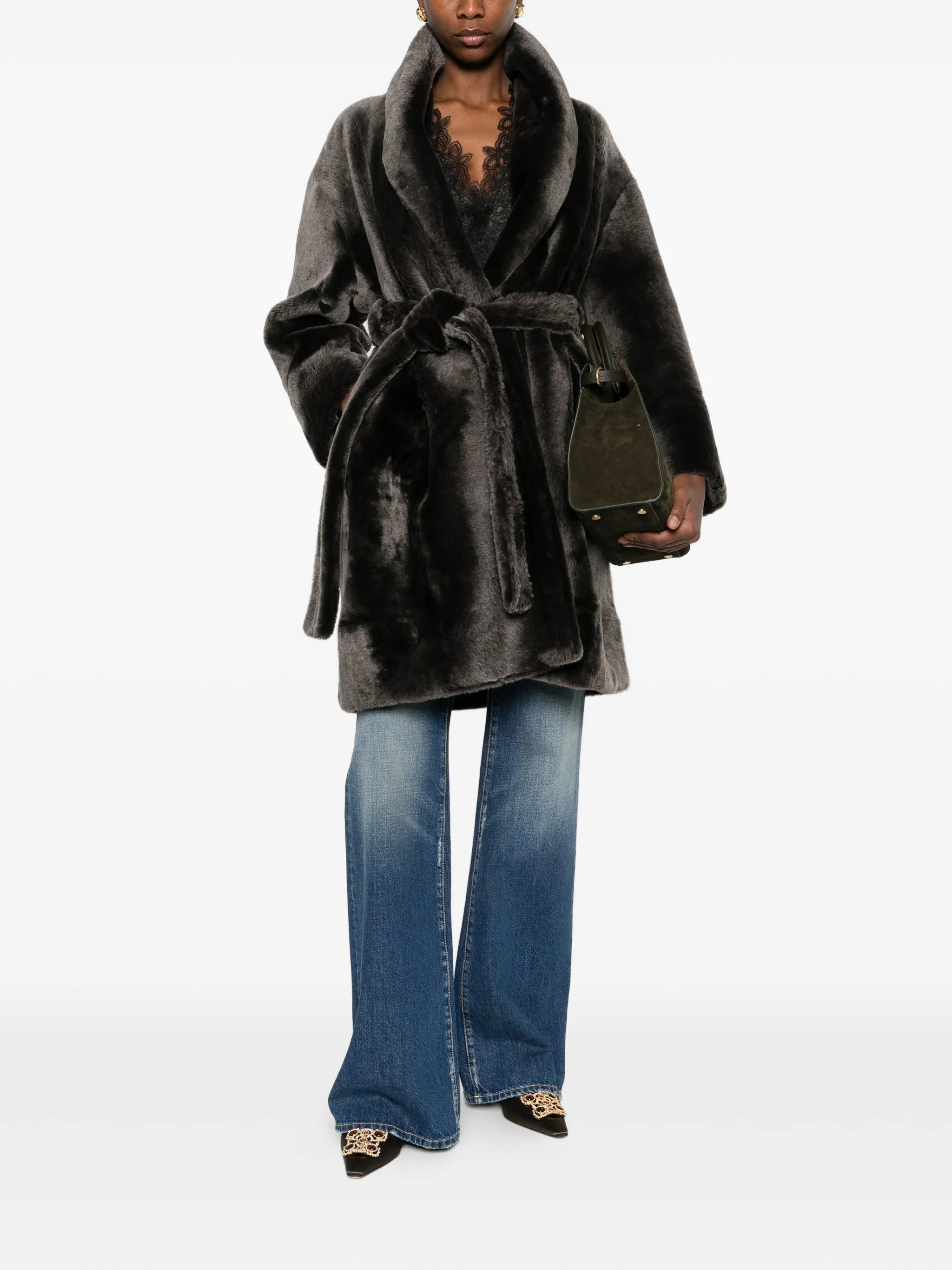 Juno belted coat