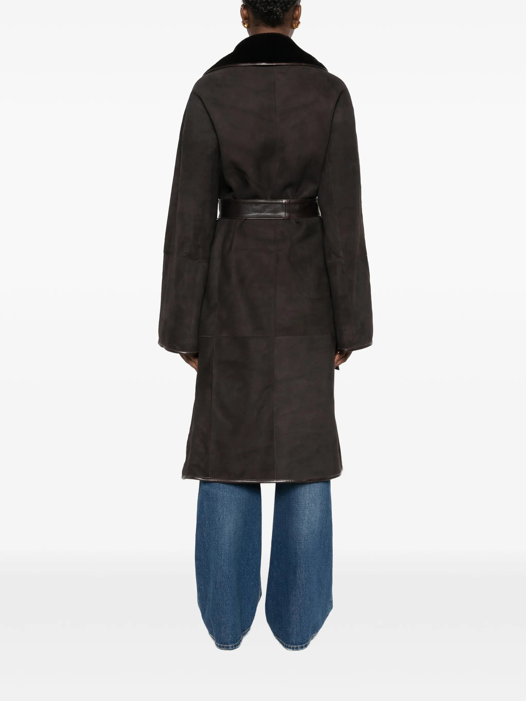 Lourdes double-breasted coat