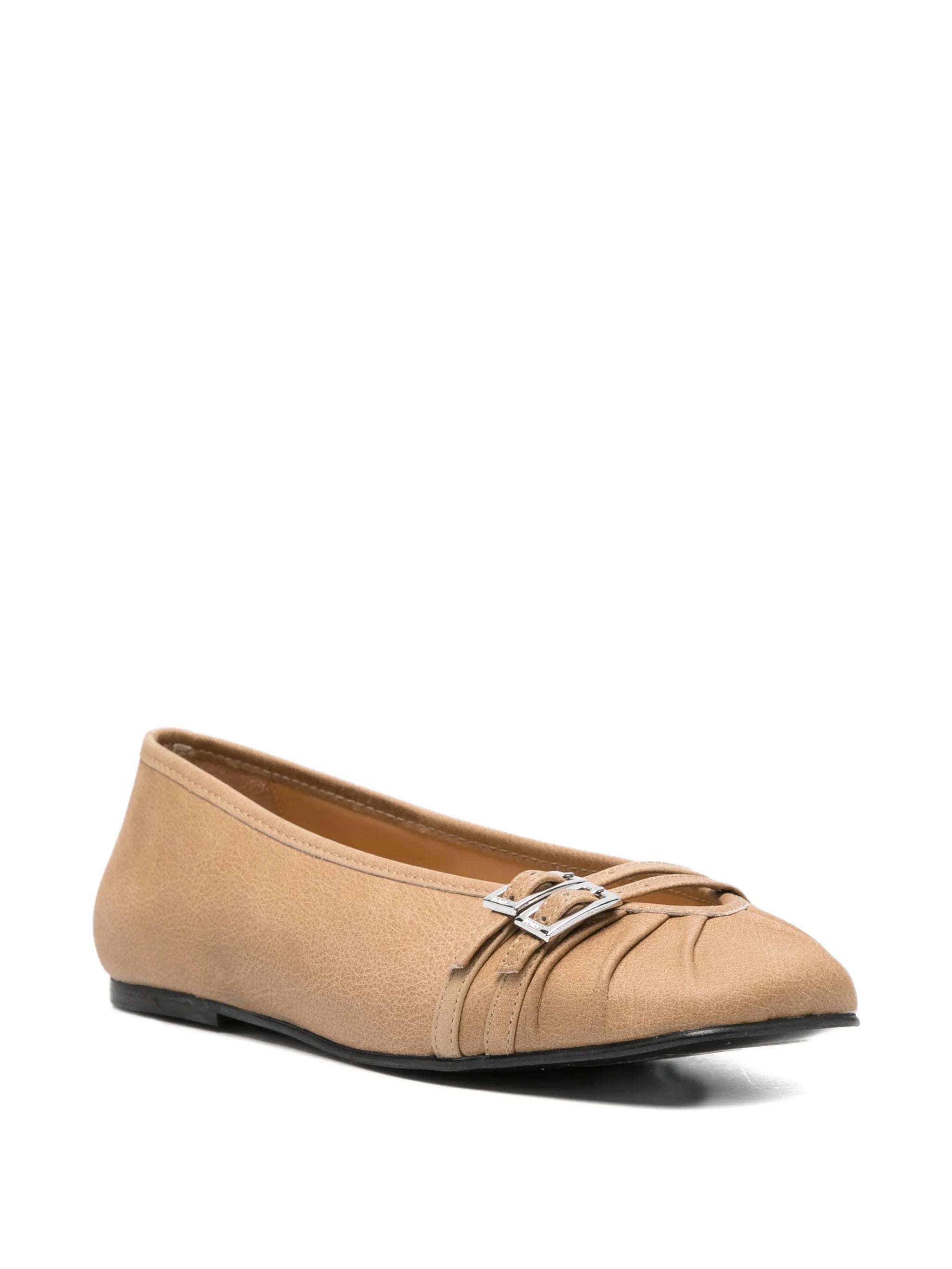 Cendana Vintage leather ballet flats