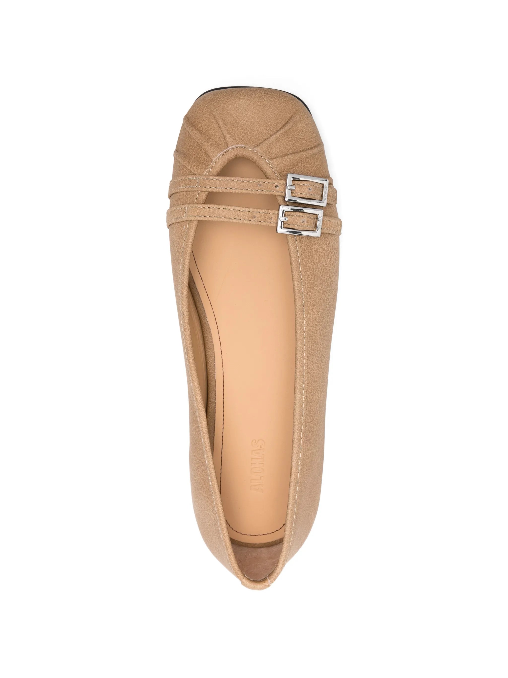 Cendana Vintage leather ballet flats