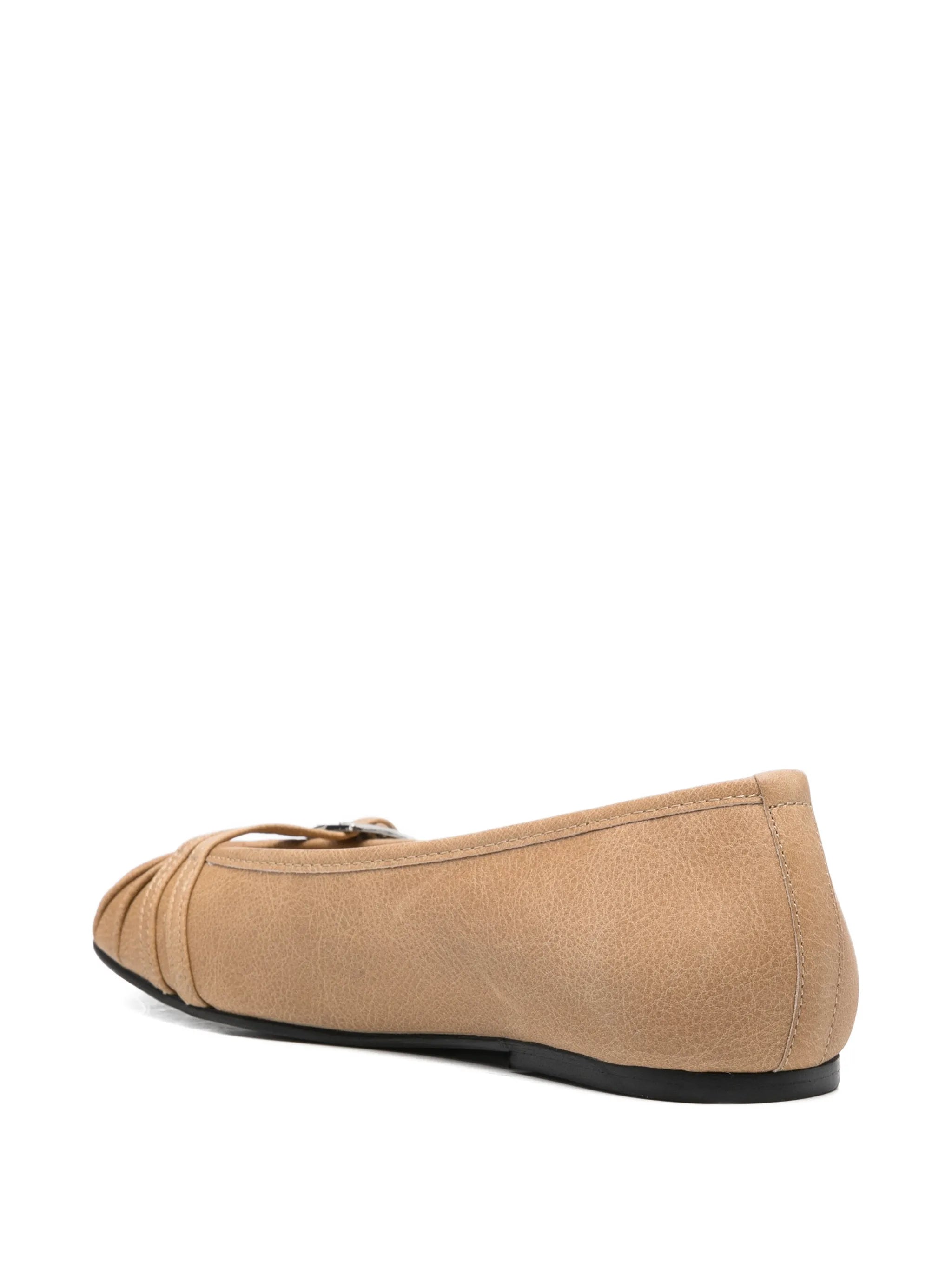 Cendana Vintage leather ballet flats