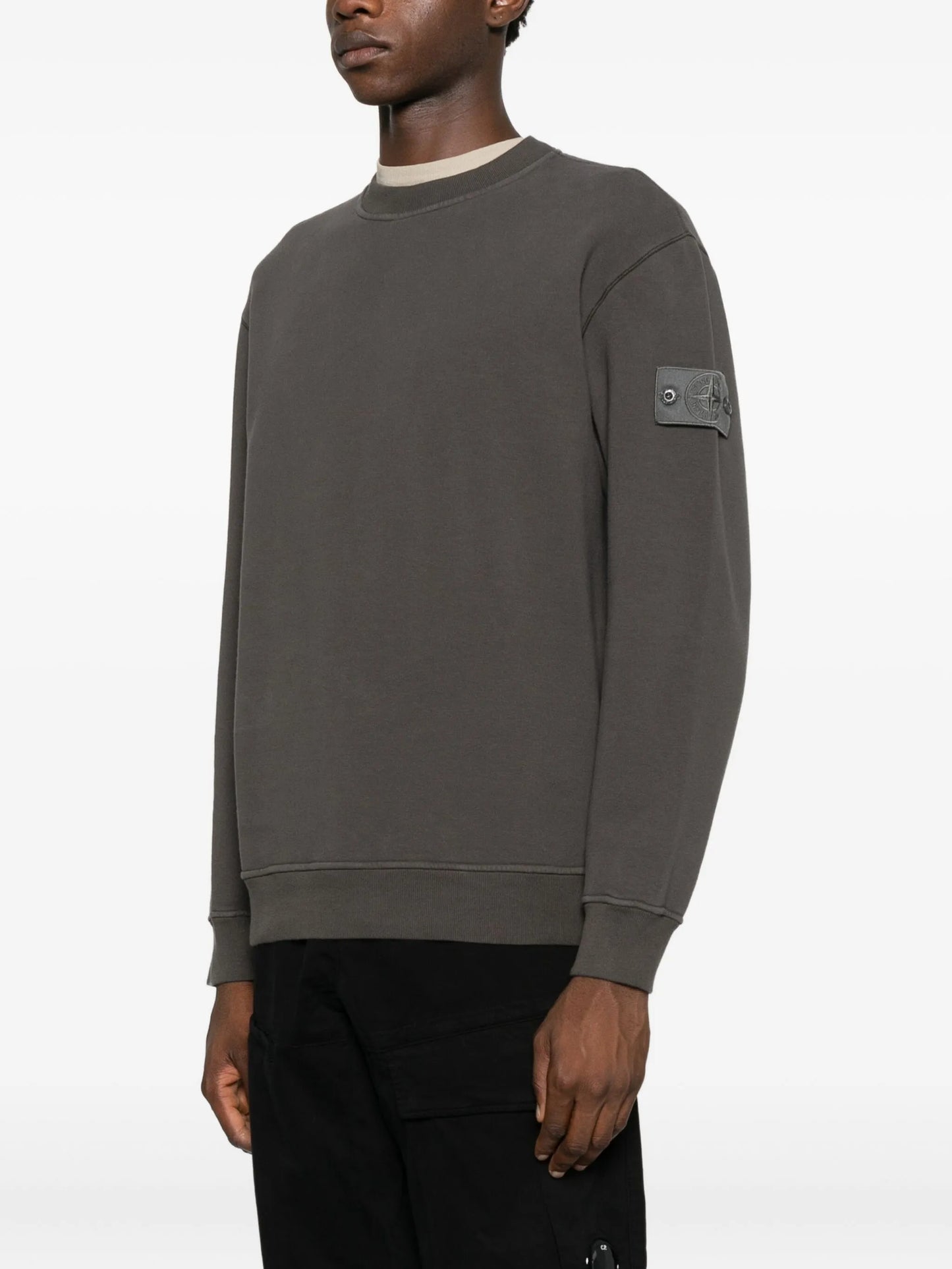 ribbed-trim sweatshirt