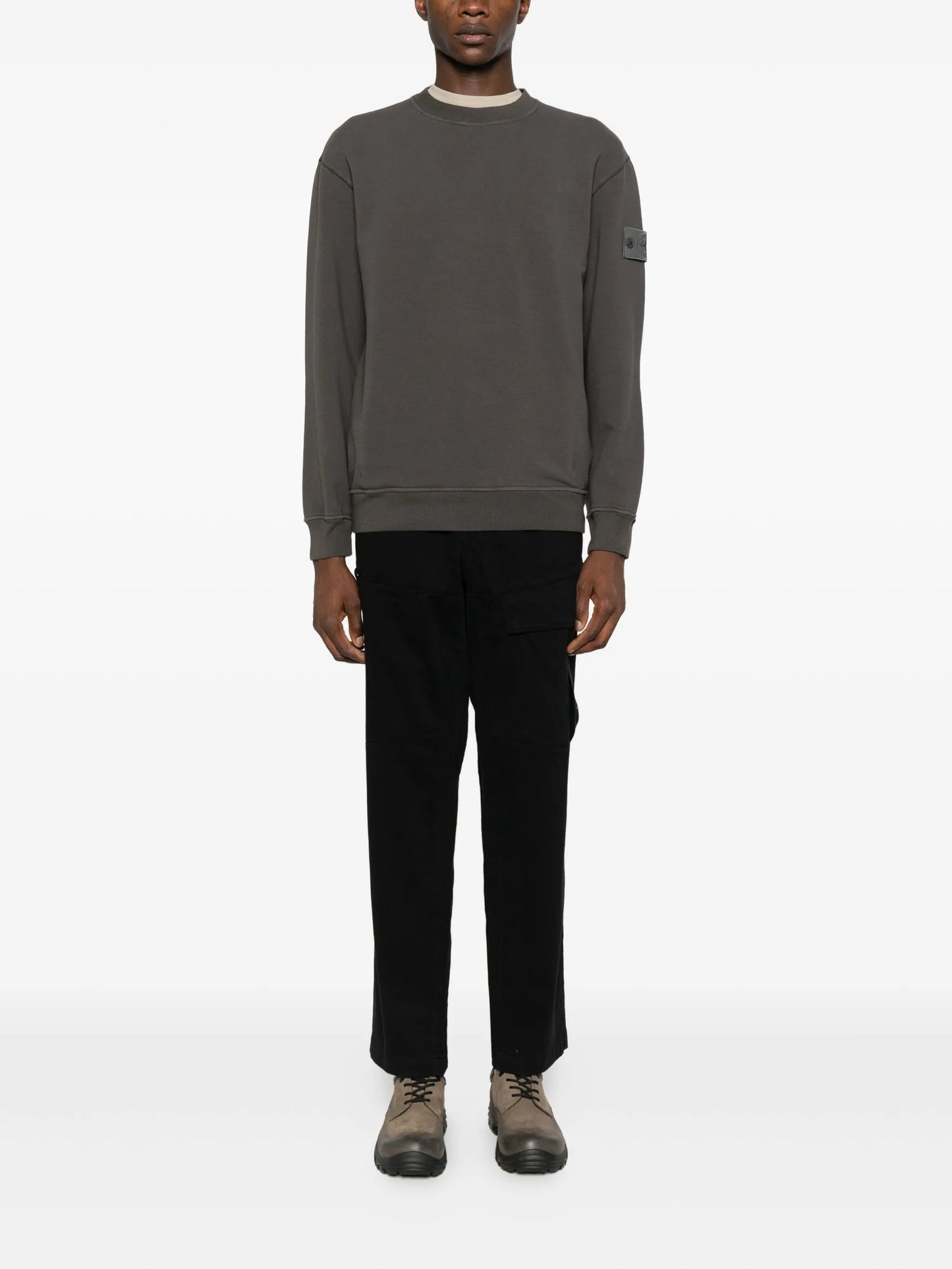 ribbed-trim sweatshirt