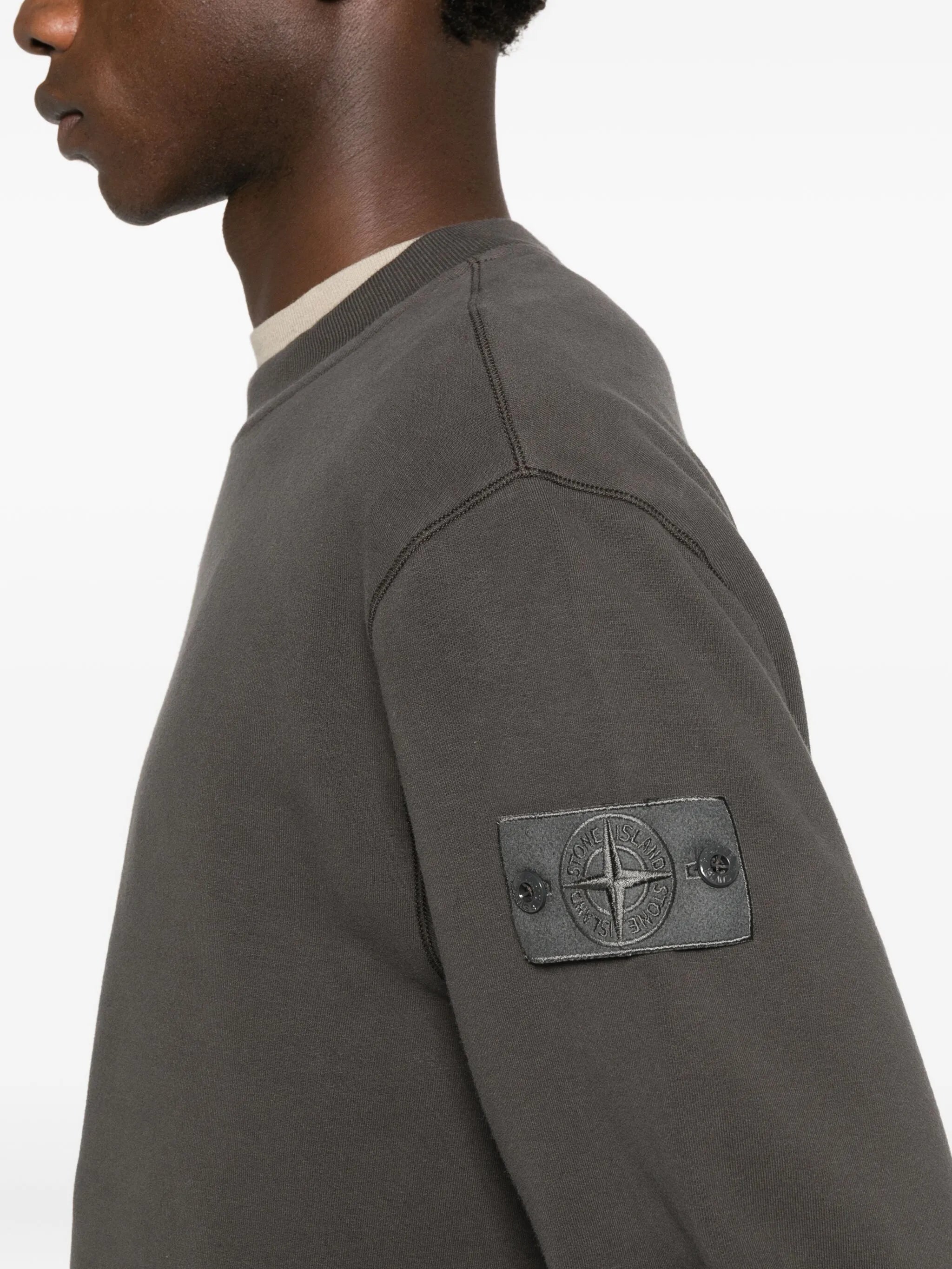 ribbed-trim sweatshirt