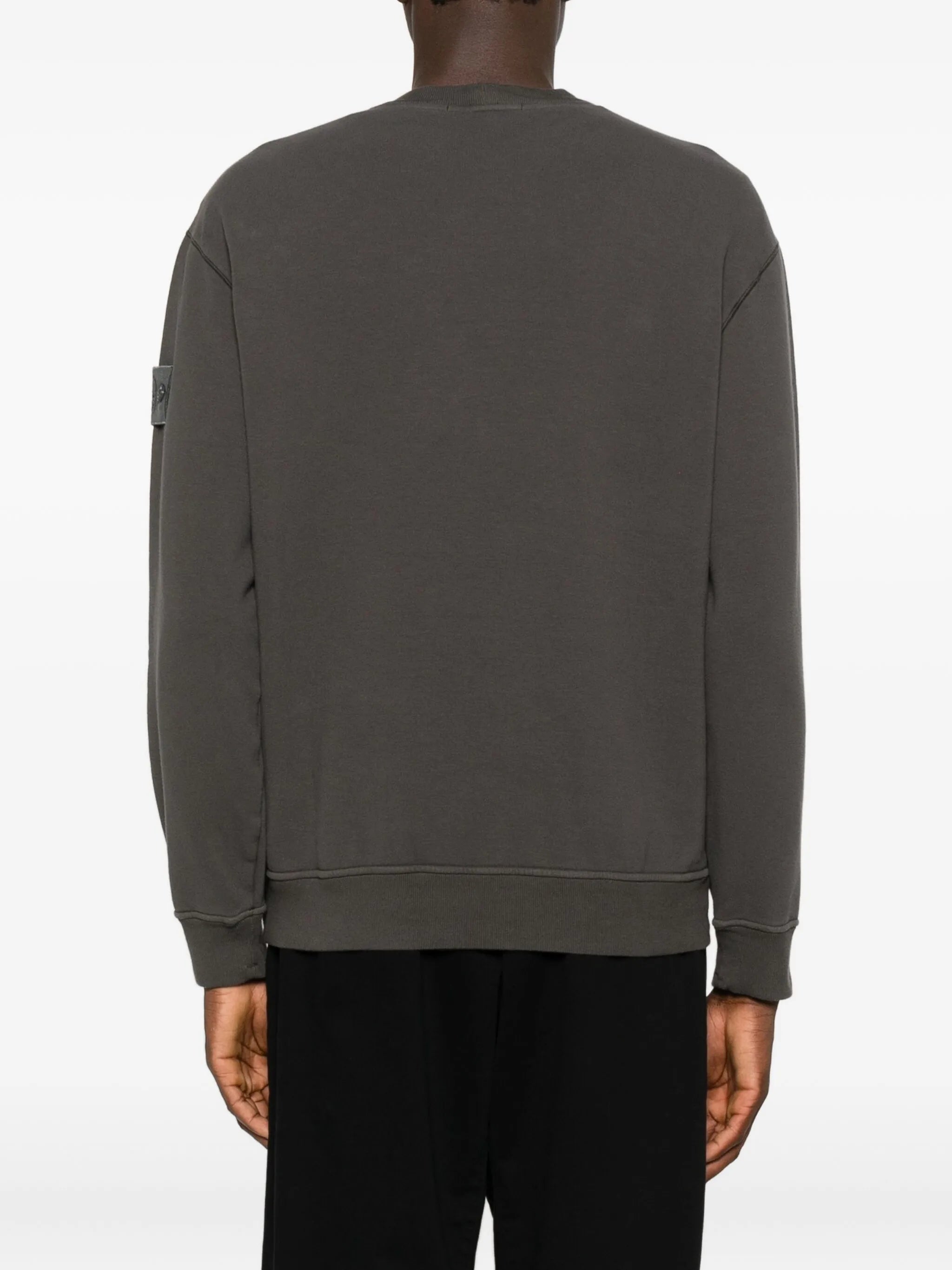 ribbed-trim sweatshirt