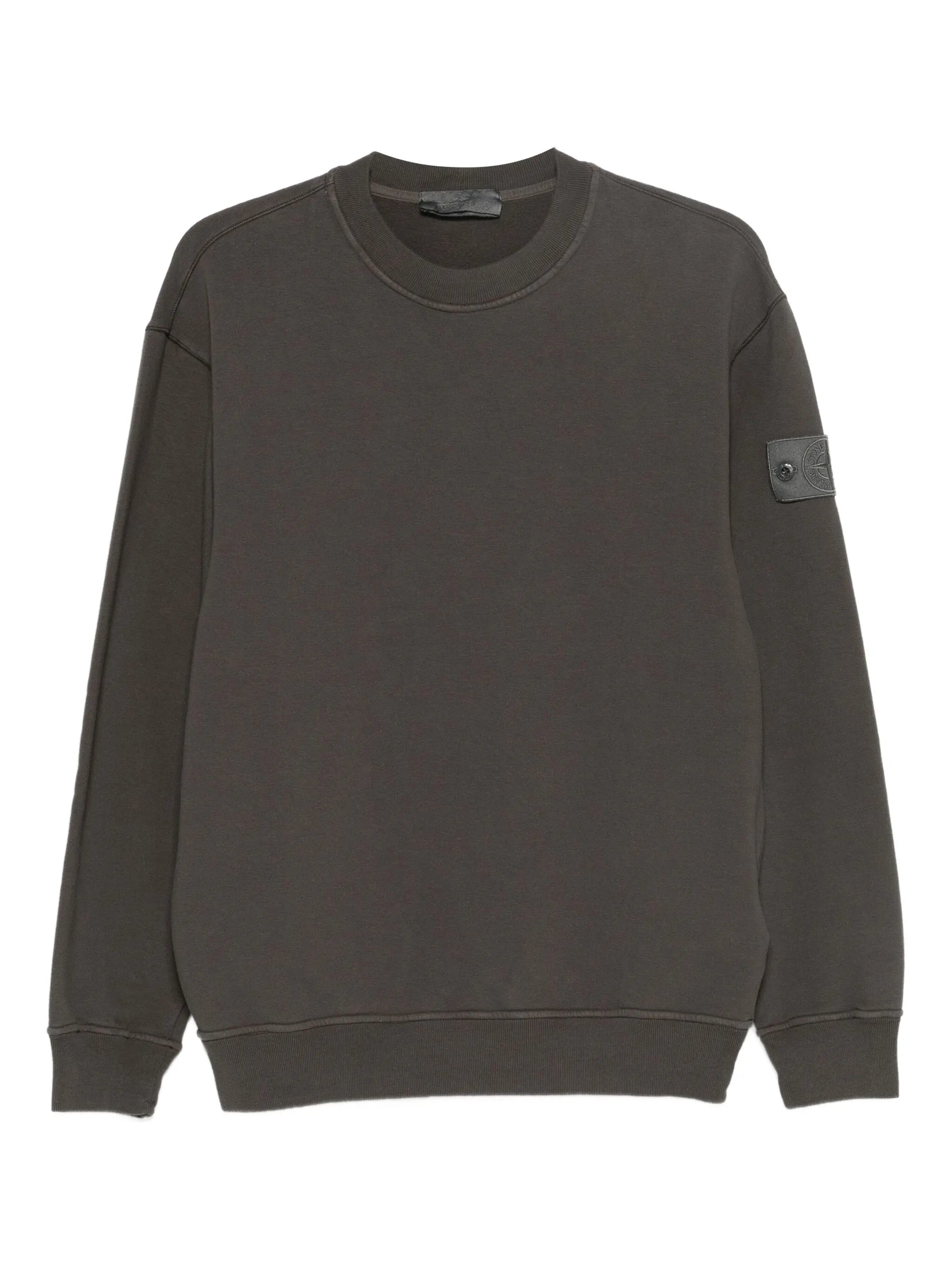 ribbed-trim sweatshirt