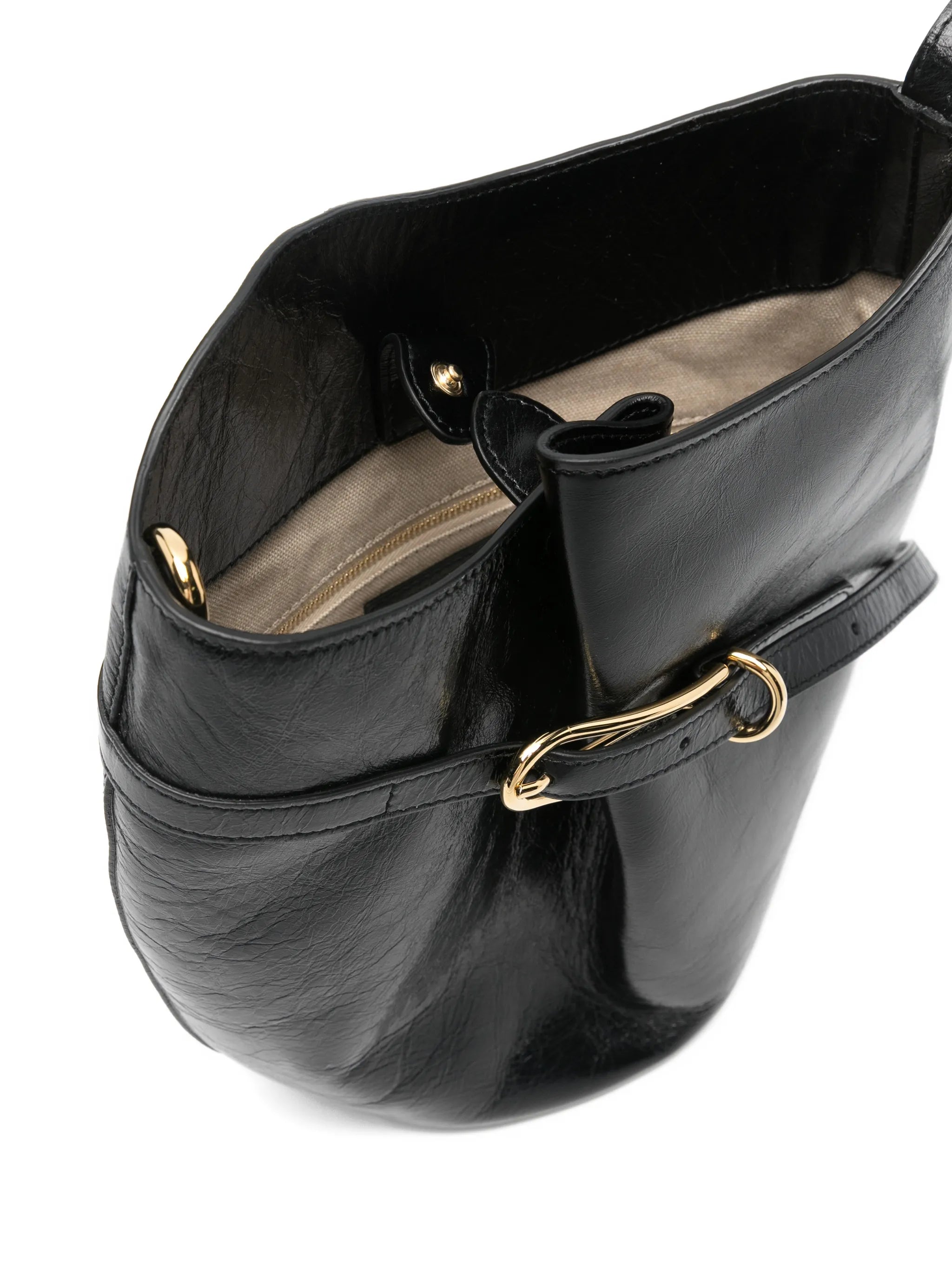 mini belted bucket bag