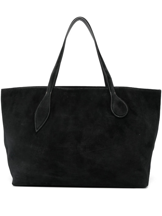 Mega Sprout suede tote bag