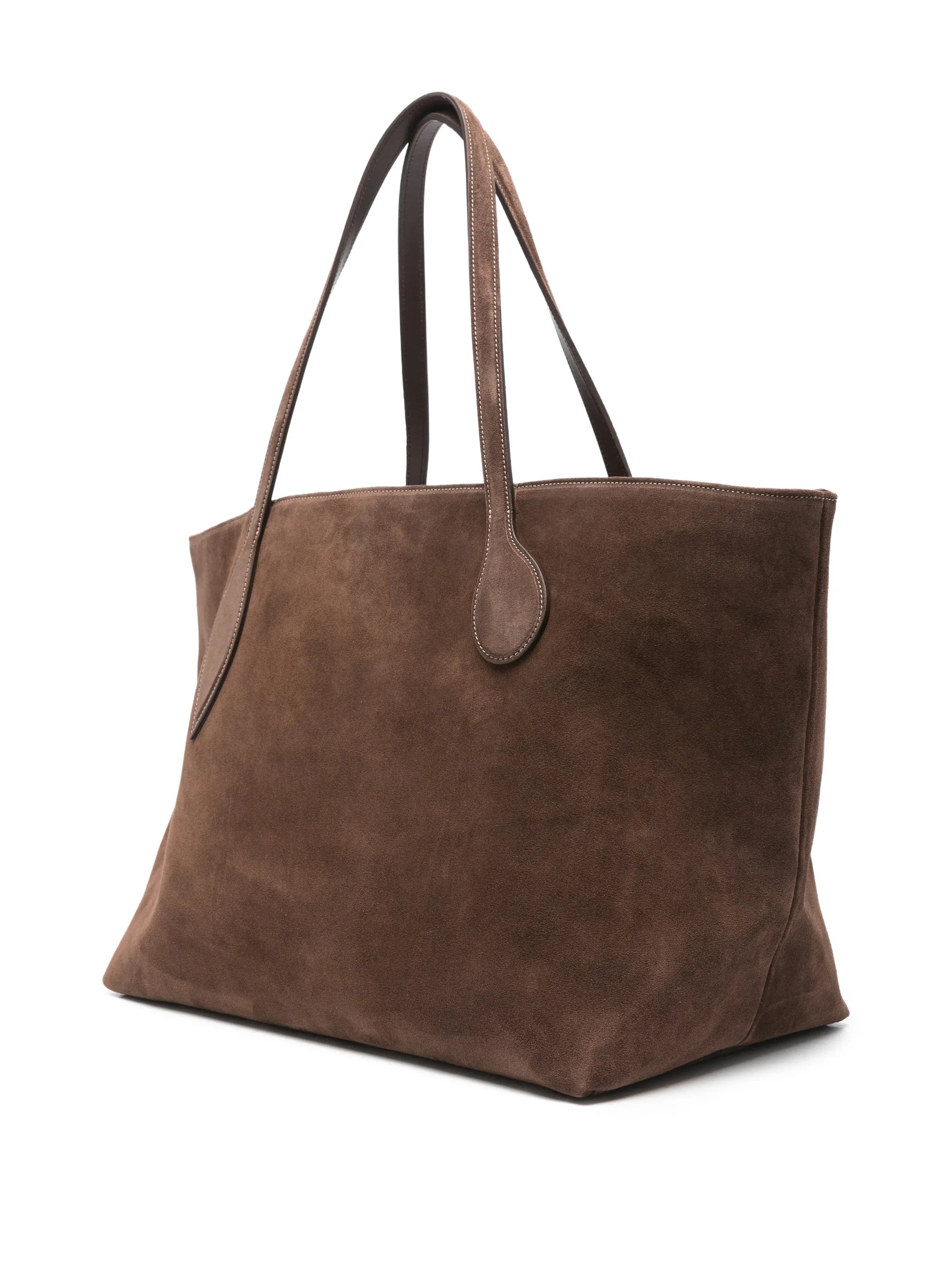 Mega Sprout suede tote bag