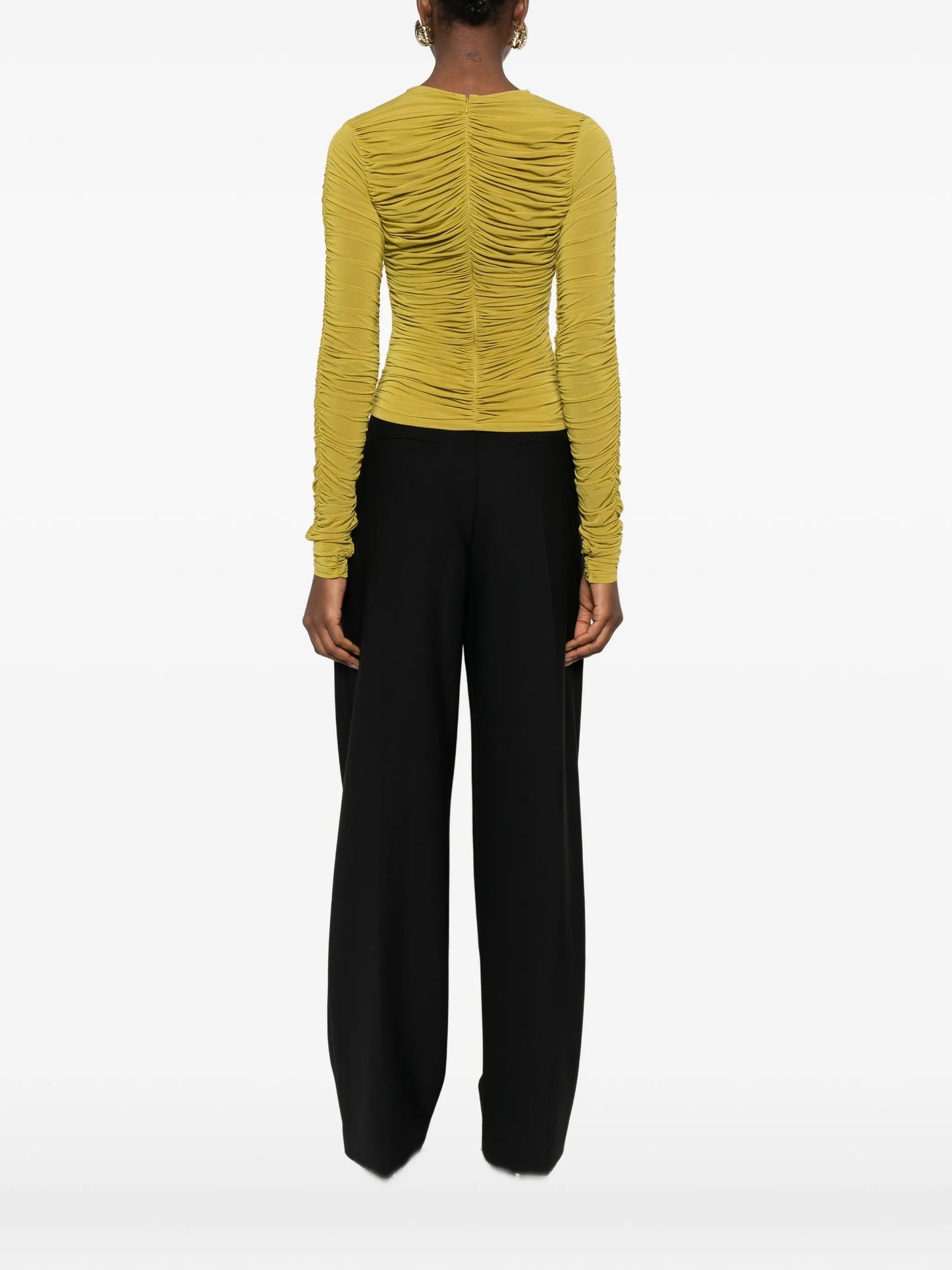 Nevin gathered blouse