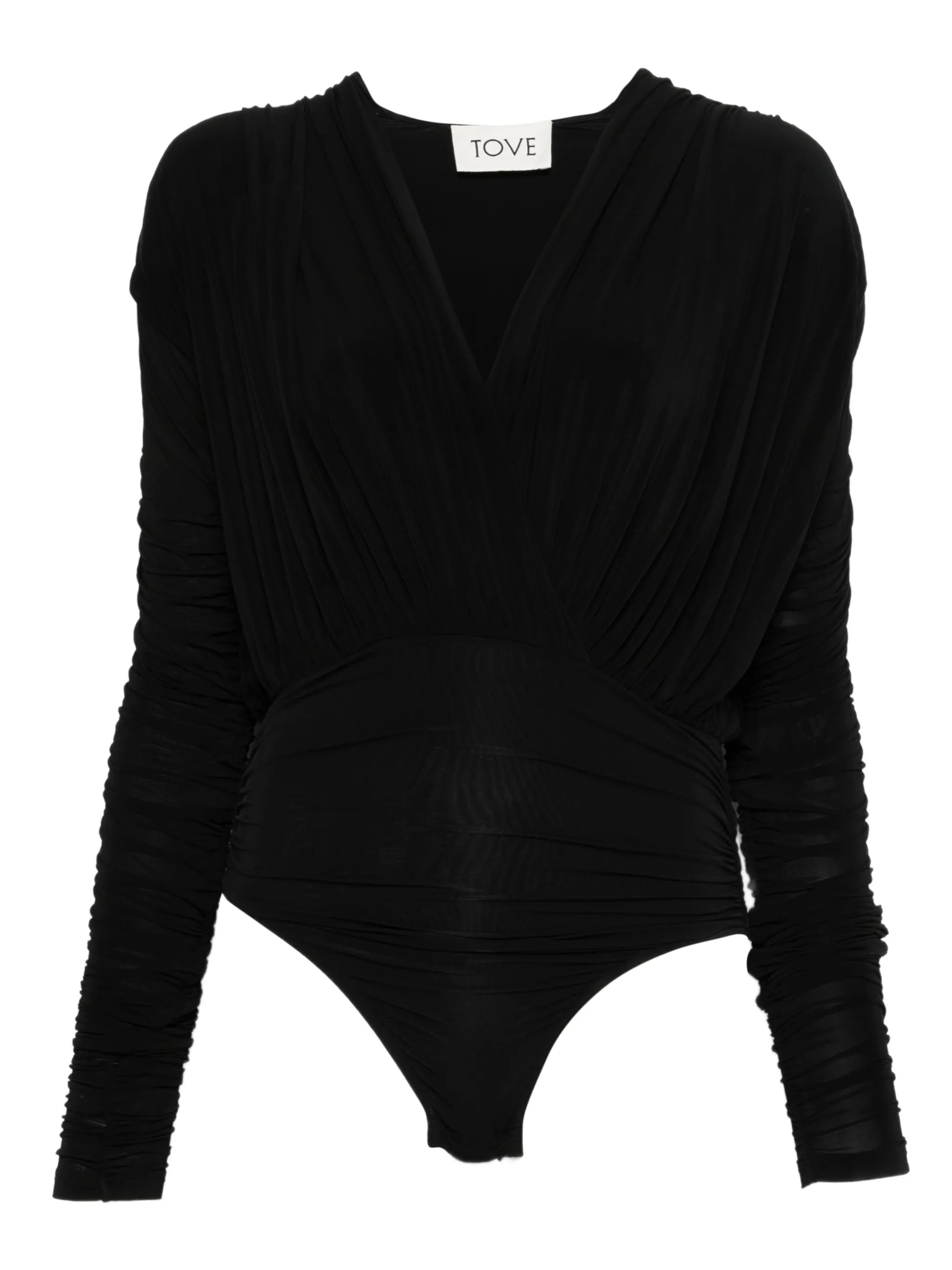 V-neck bodysuit