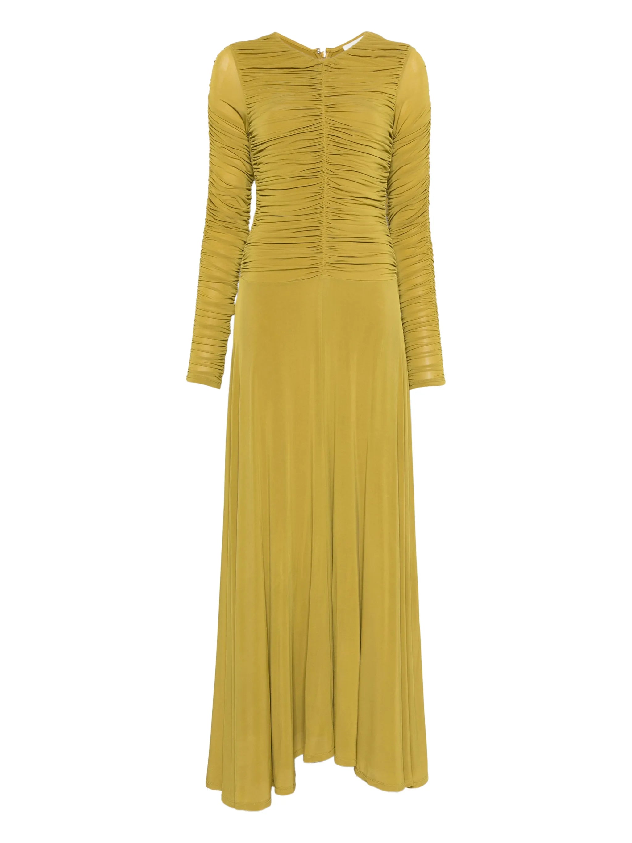 gathered detail dress