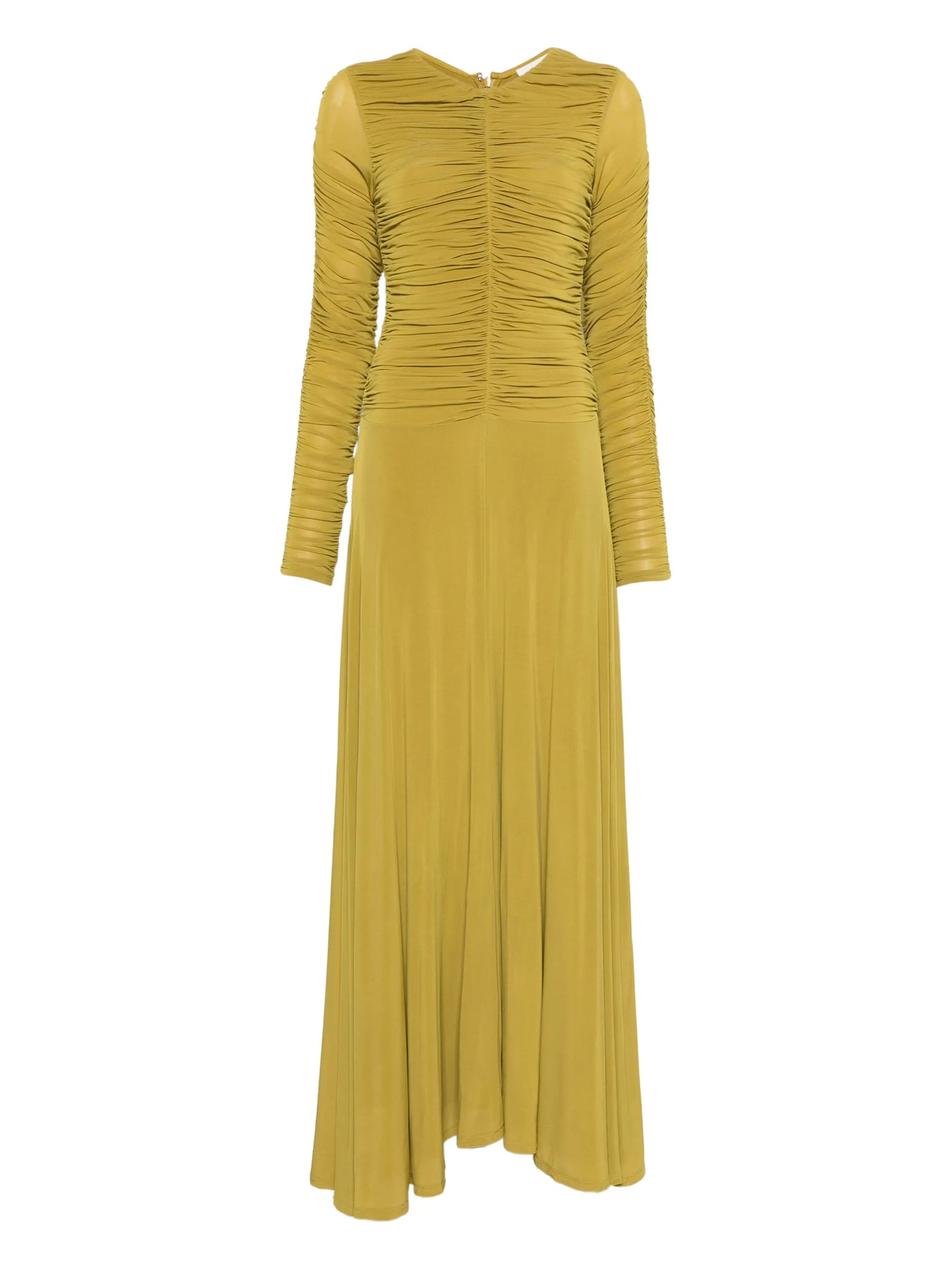 gathered detail dress